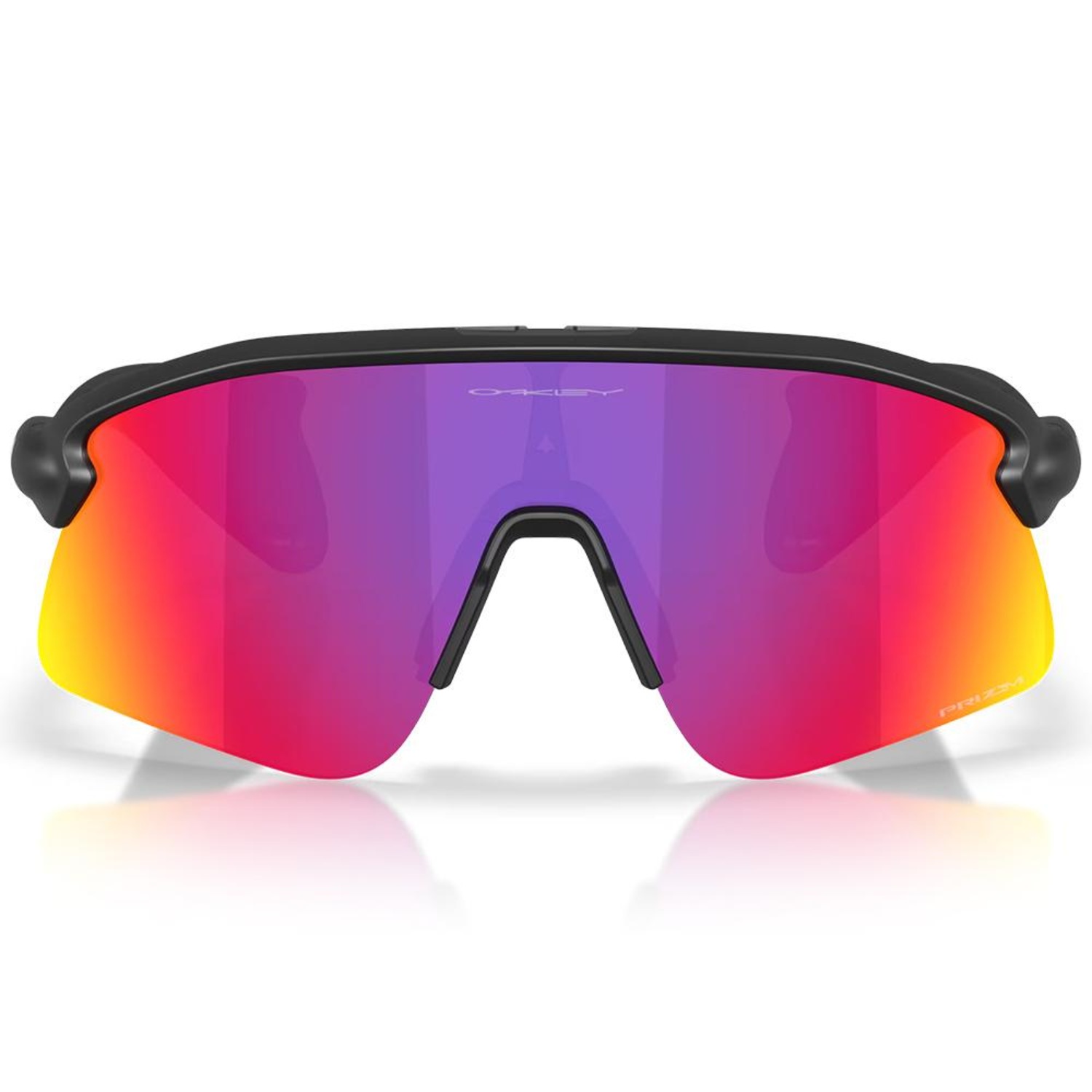 Óculos de Sol Oakley Stunt Devil S Matte Black Prizm Road - Unissex - Foto 3