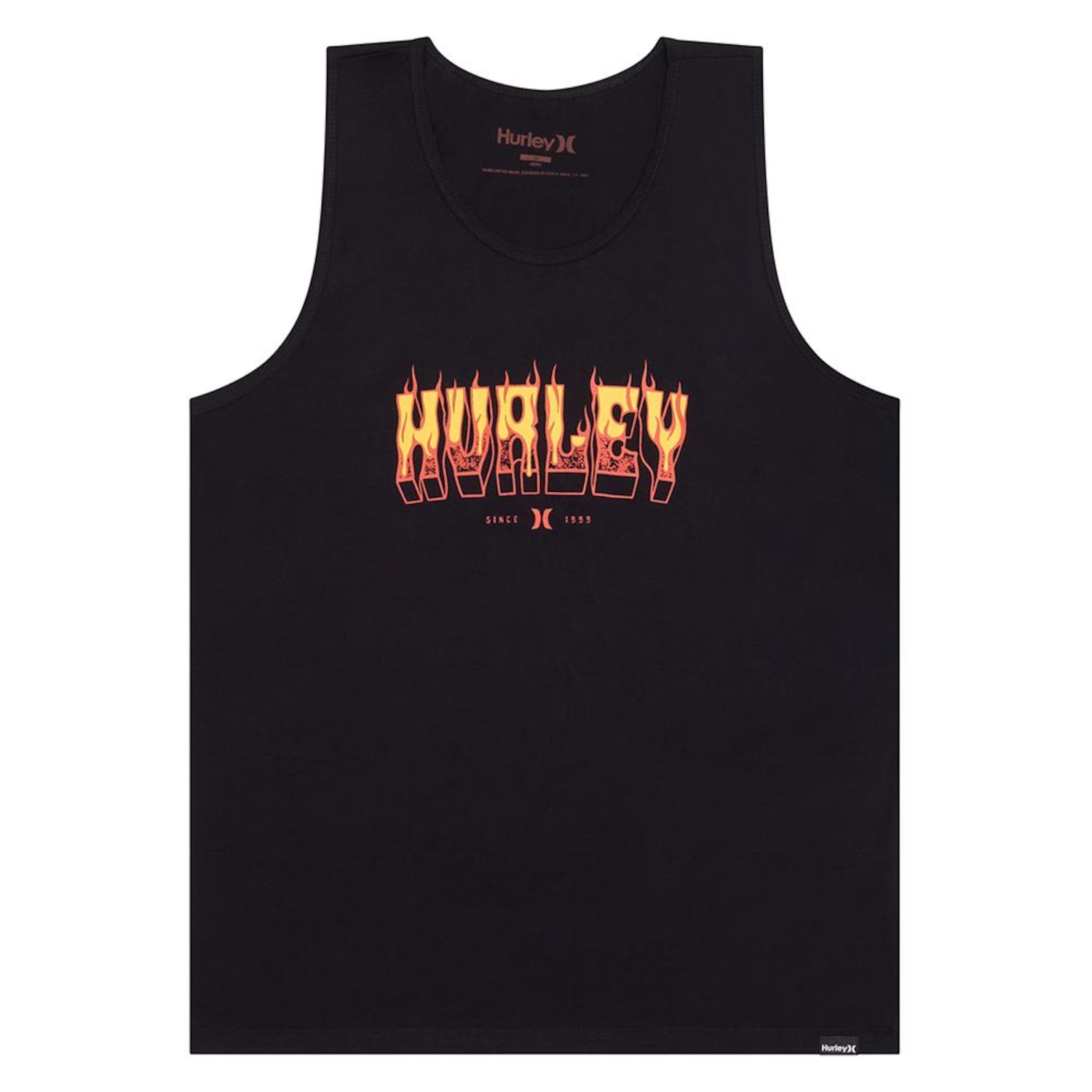 Camiseta Regata Hurley Flame SM26 Masculina - Foto 1