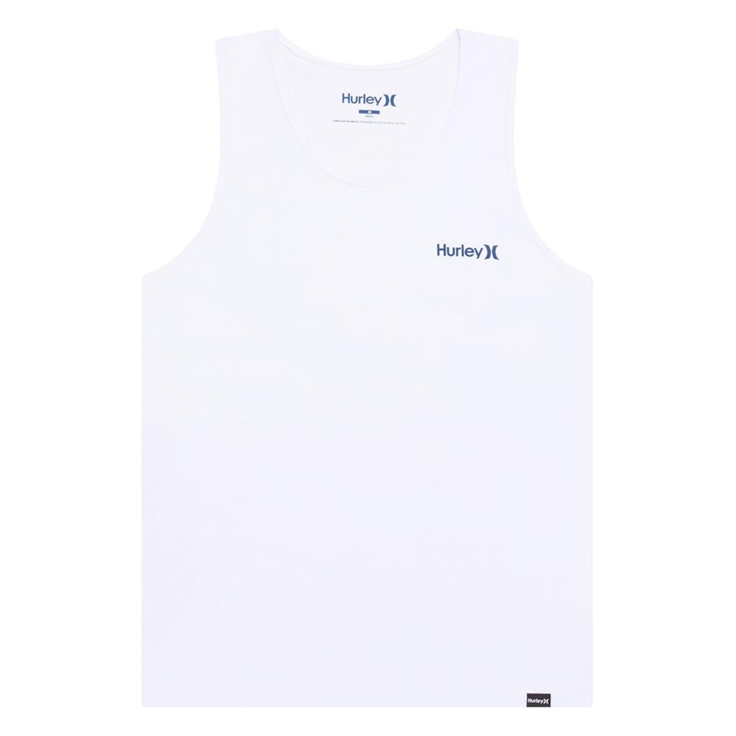 Camiseta Regata Hurley Classic SM26 Masculina Branco - Foto 1
