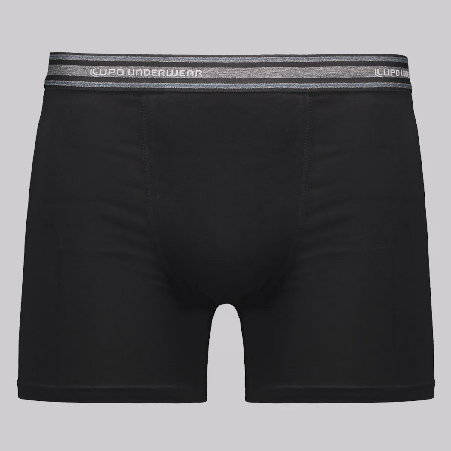 Kit 3 Cuecas Lupo Boxer Algodão com Elastano Basic Masculina - Foto 2