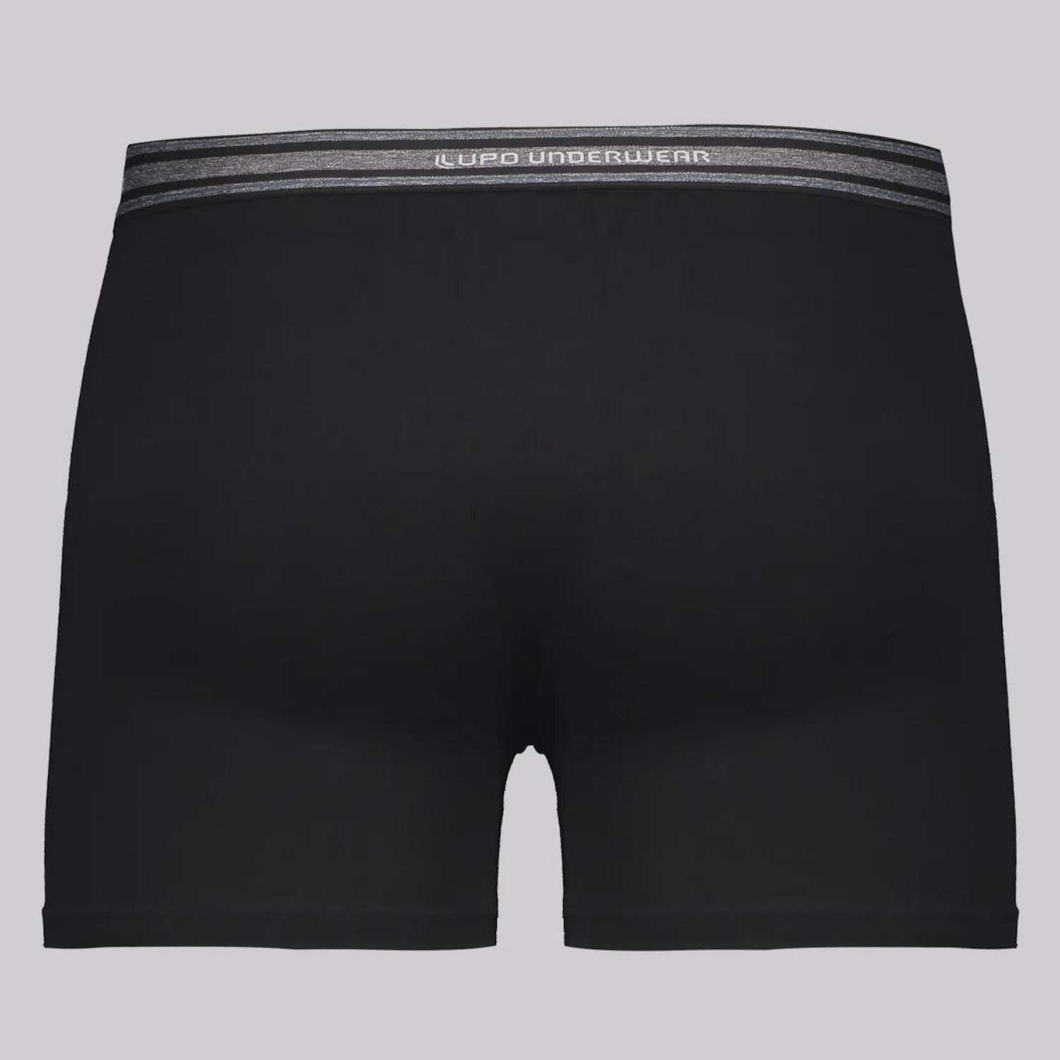 Kit 3 Cuecas Lupo Boxer Algodão com Elastano Basic Masculina - Foto 3