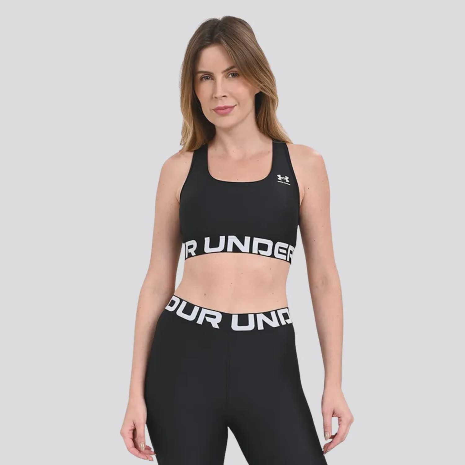 Top Under Armour HG Authentics Mid Feminino - Foto 1