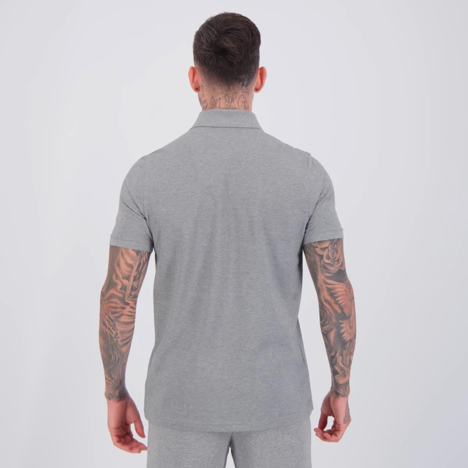 Camisa Polo Puma Essentials No. 1 Logo Pique Masculina - Foto 4