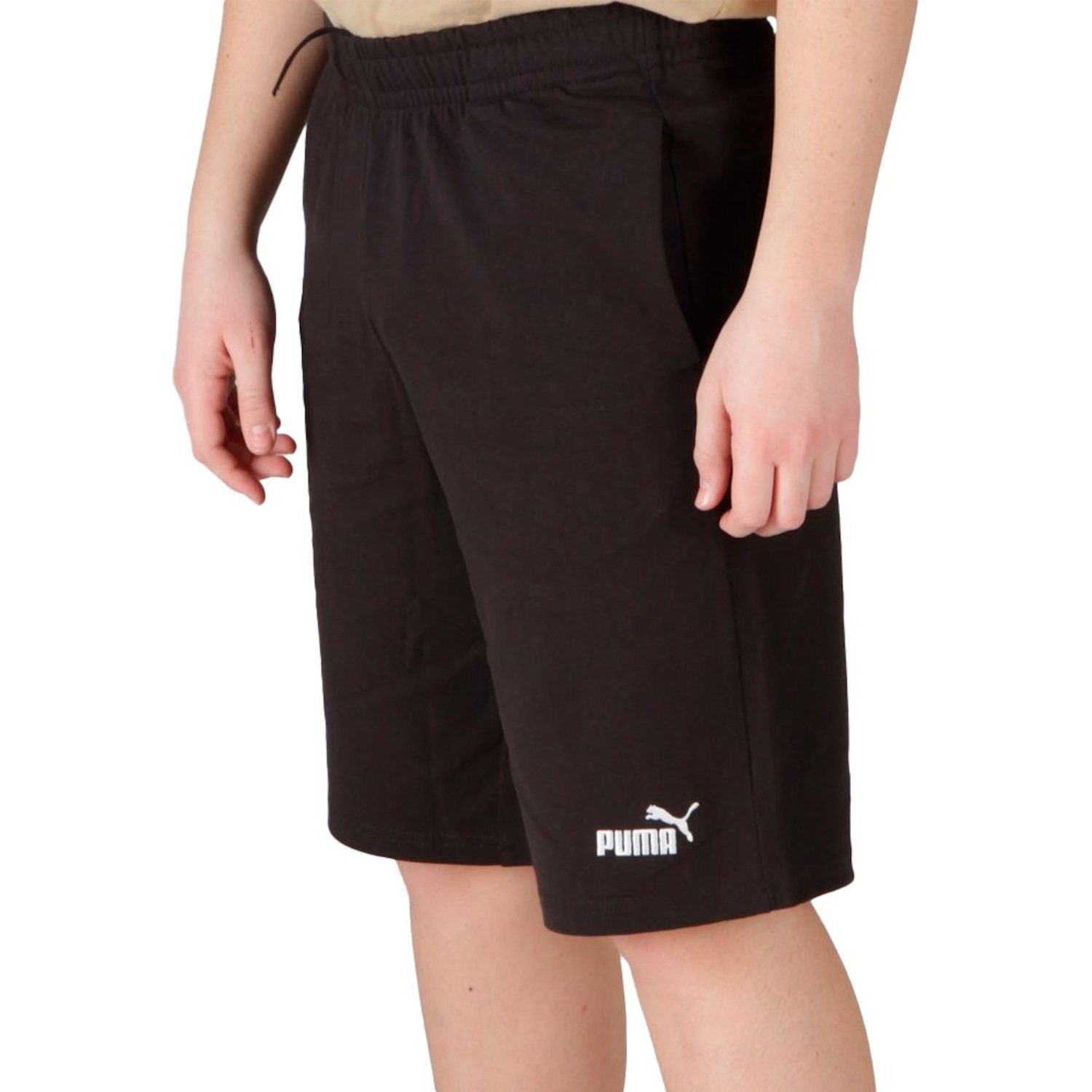 Bermuda Puma Ess No. 1 Logo Jersey Infantil - Foto 1