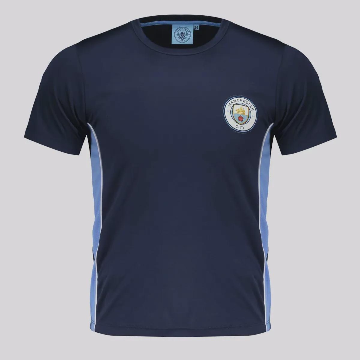 Camisa Manchester City Shield Marinho 9 Haaland Infantil - Foto 2