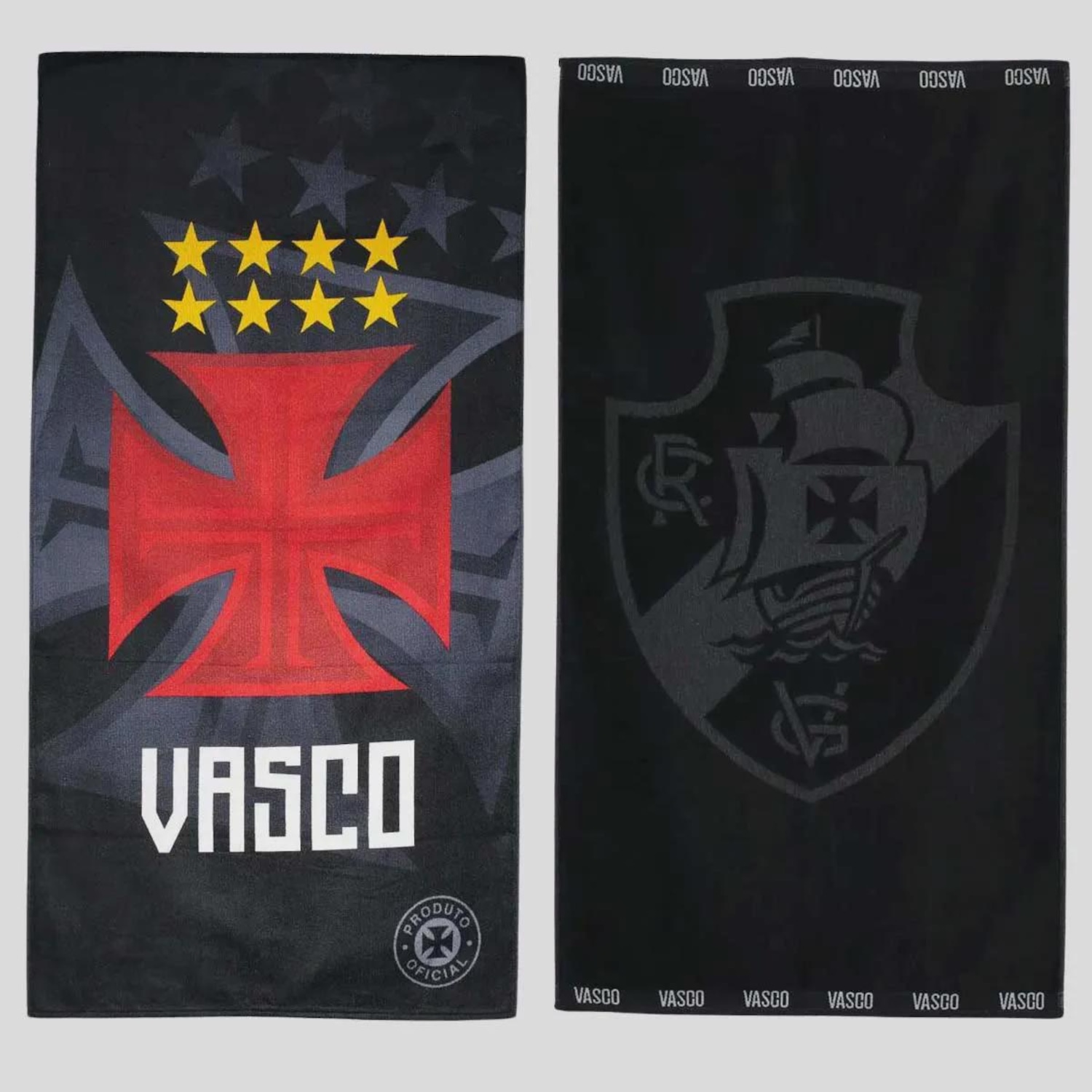 Kit com 2 Toalhas de Banho Bouton Vasco - Foto 1