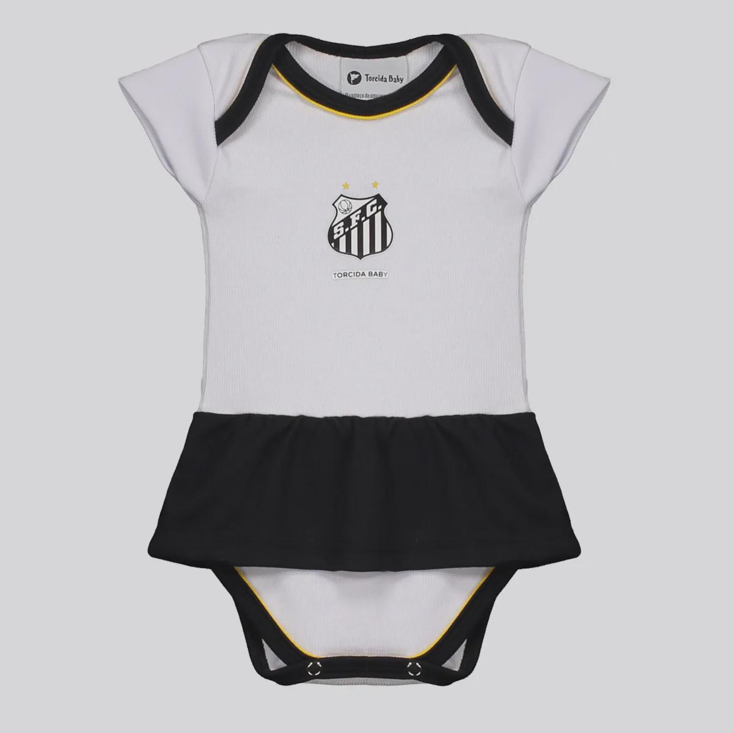 Body Vestido Santos Infantil - Foto 1