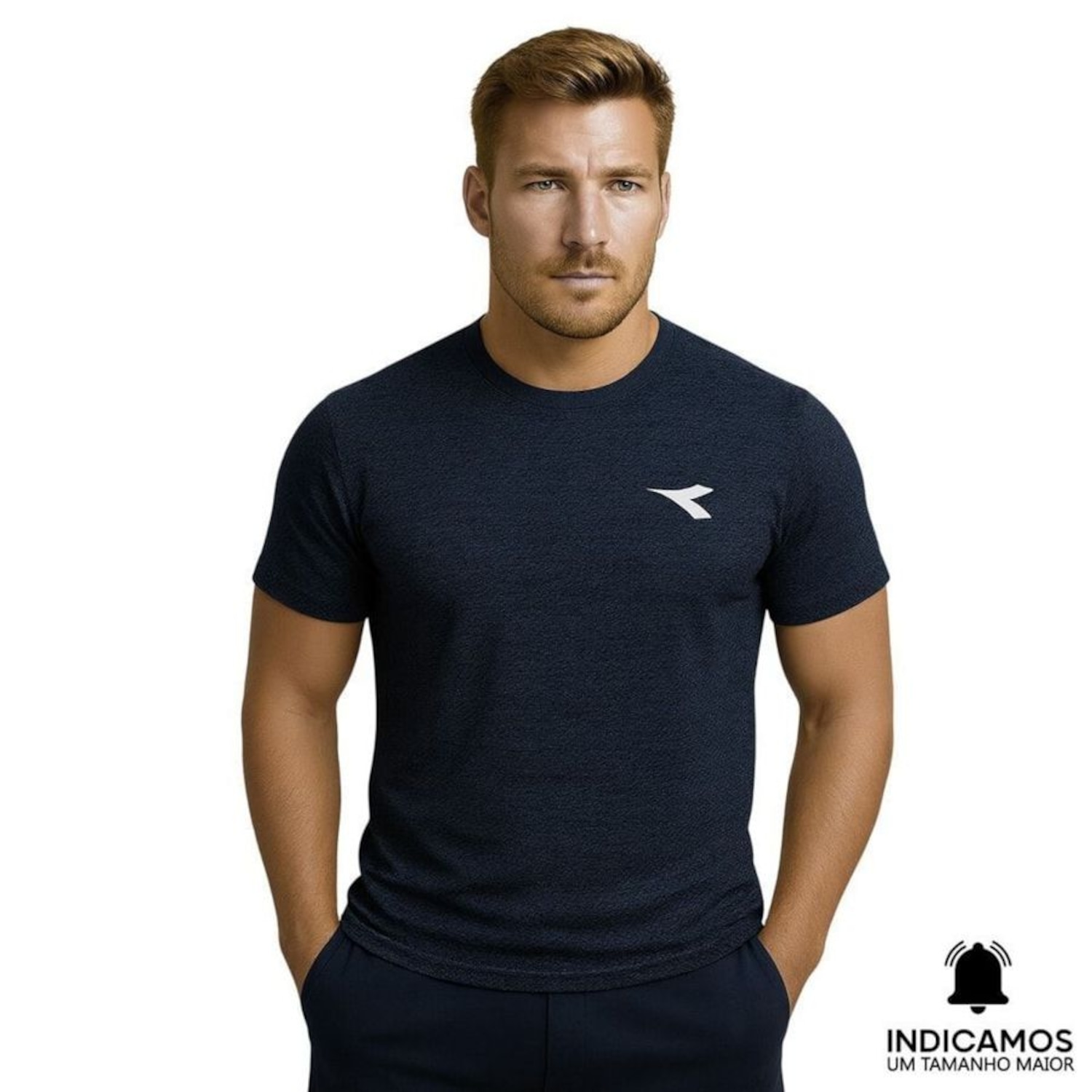 Camiseta Diadora Small Logo EXC Masculina - Foto 1