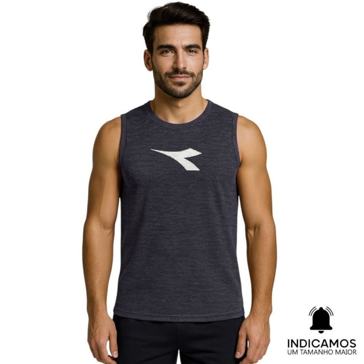 Regata Machão Diadora Big Logo EXC Masculina - Foto 1