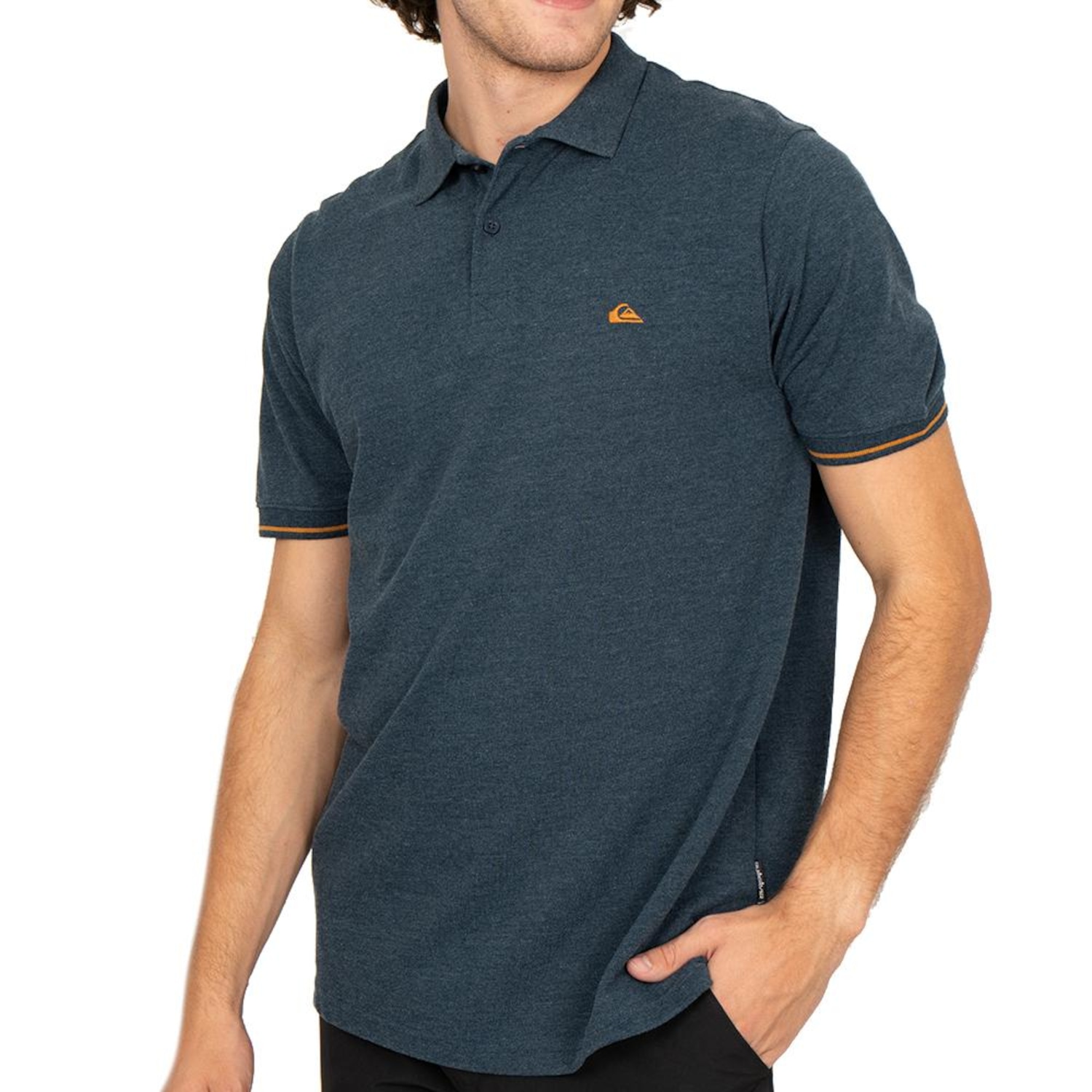 Camisa Polo Quiksilver Light Line - Masculina - Foto 1