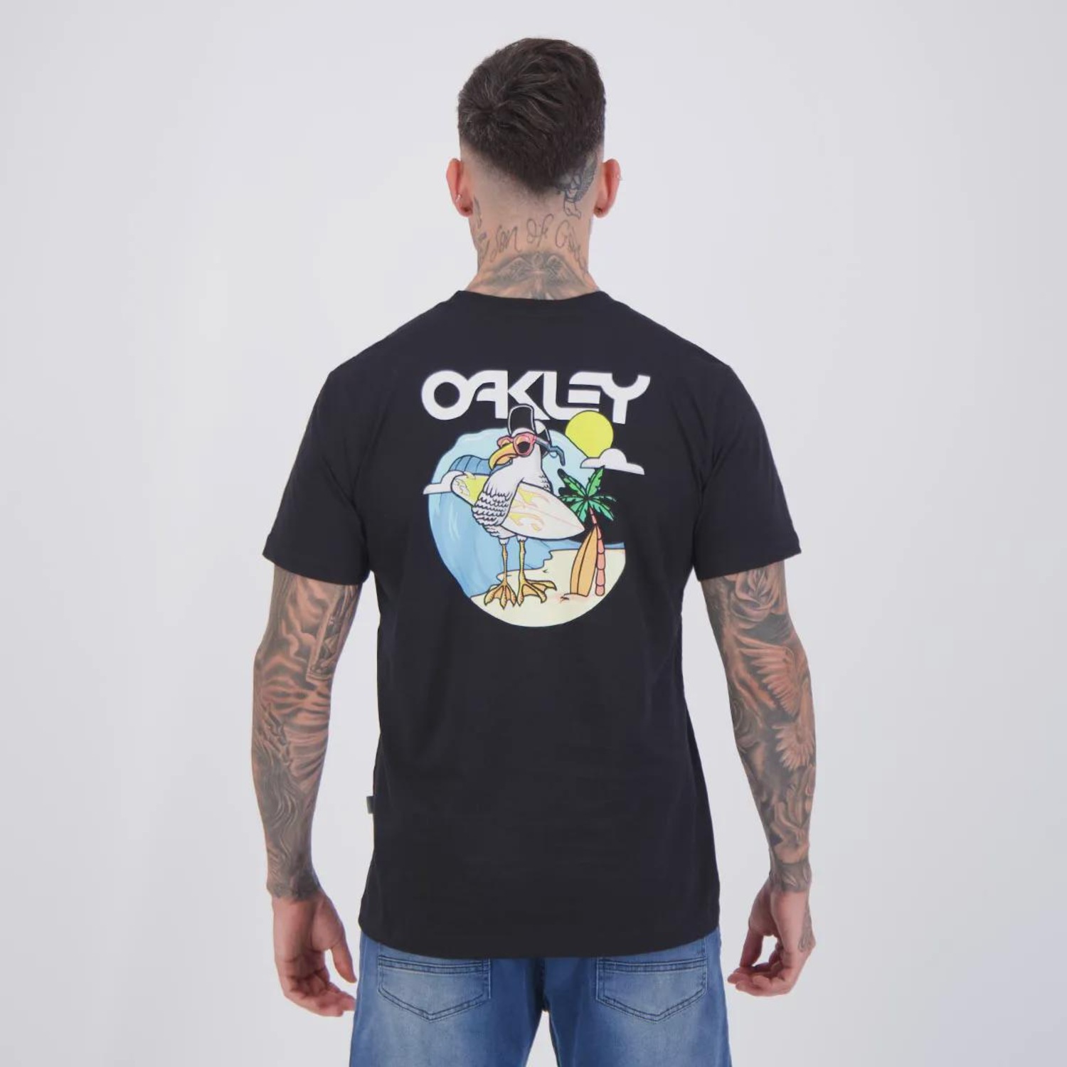 Camiseta Oakley Mad Seagull SS Masculina - Foto 4