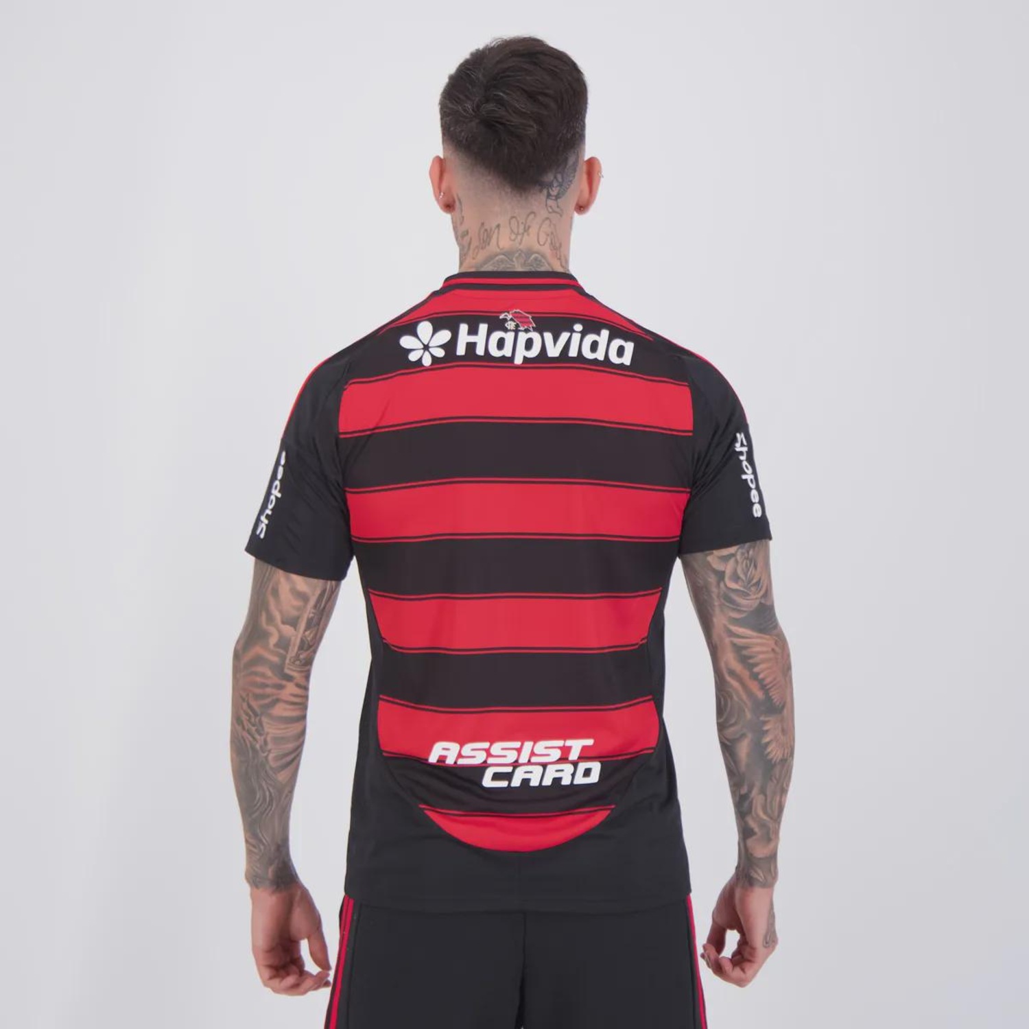 Camisa adidas CR Flamengo I 2025 Com Patrocínio Masculina - Foto 4