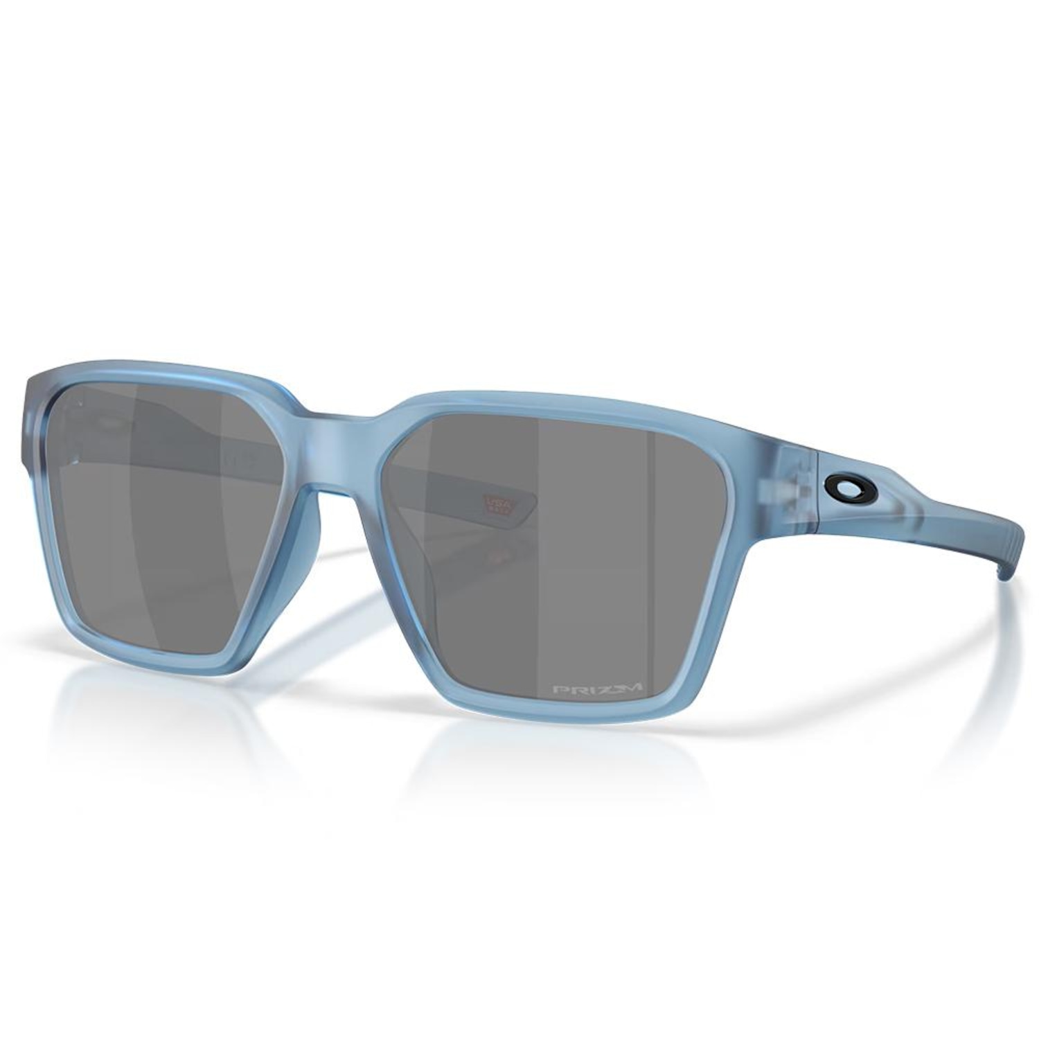 Óculos de Sol Unissex Oakley Briza Matte Transparent Stonewash - Foto 1