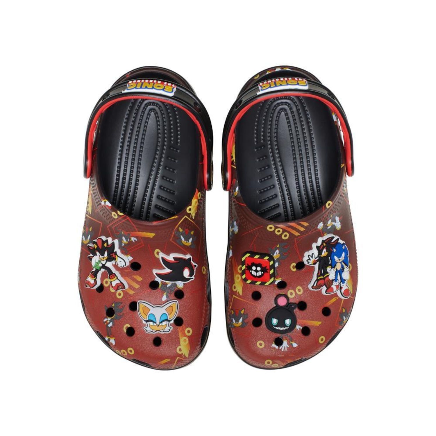 Sandália Unissex Crocs Shadow Print Classic Clog T Multi - Foto 4