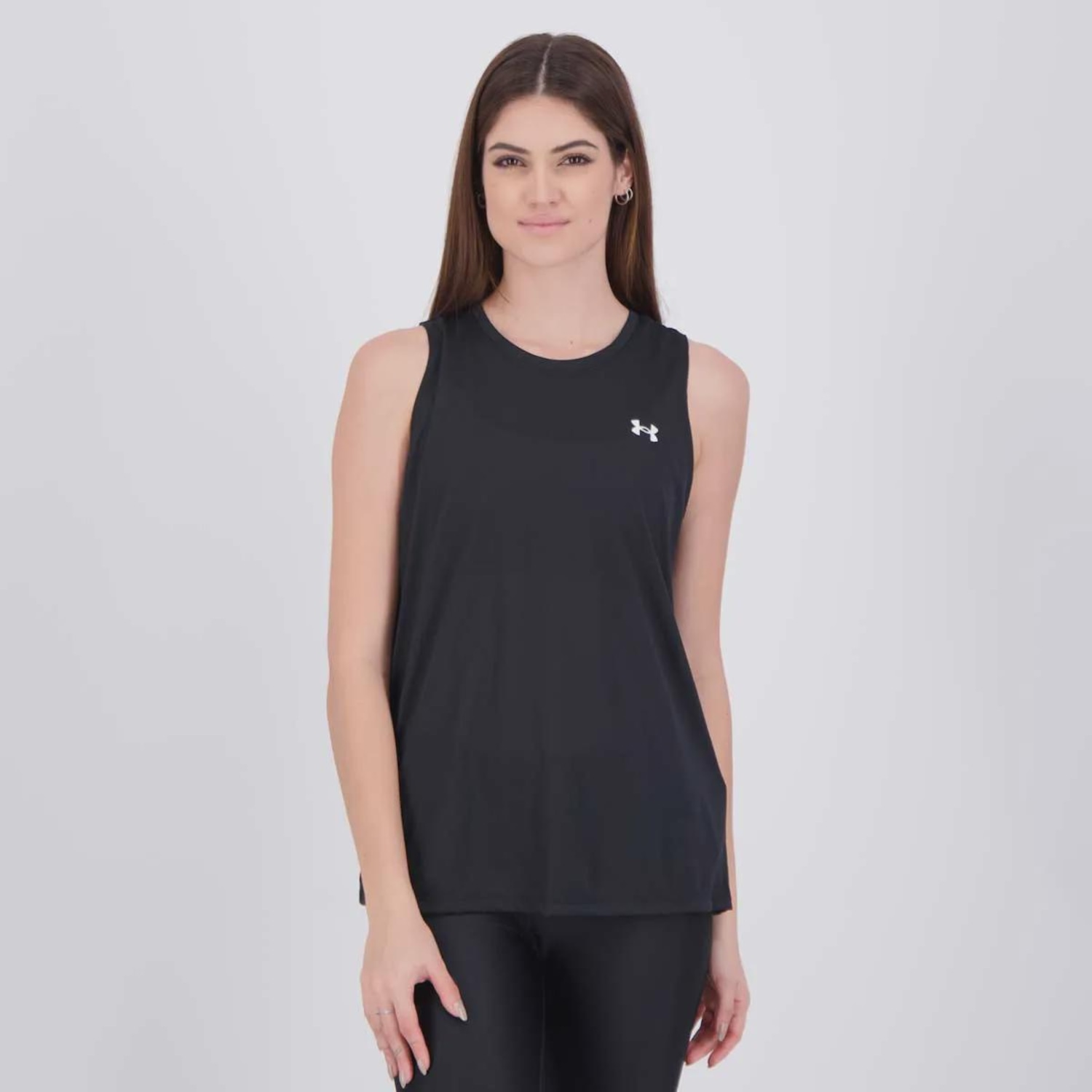 Regata Under Armour Tech Tank Solid Basic Feminina - Foto 1