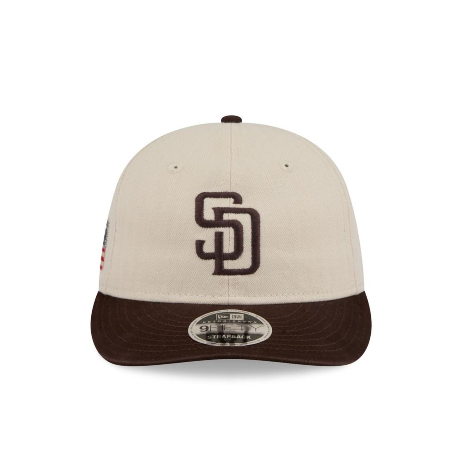 Boné New Era 9FIFTY RETRO CROWN SN San Diego Padres MLB Marrom New Era Masculino - Foto 2