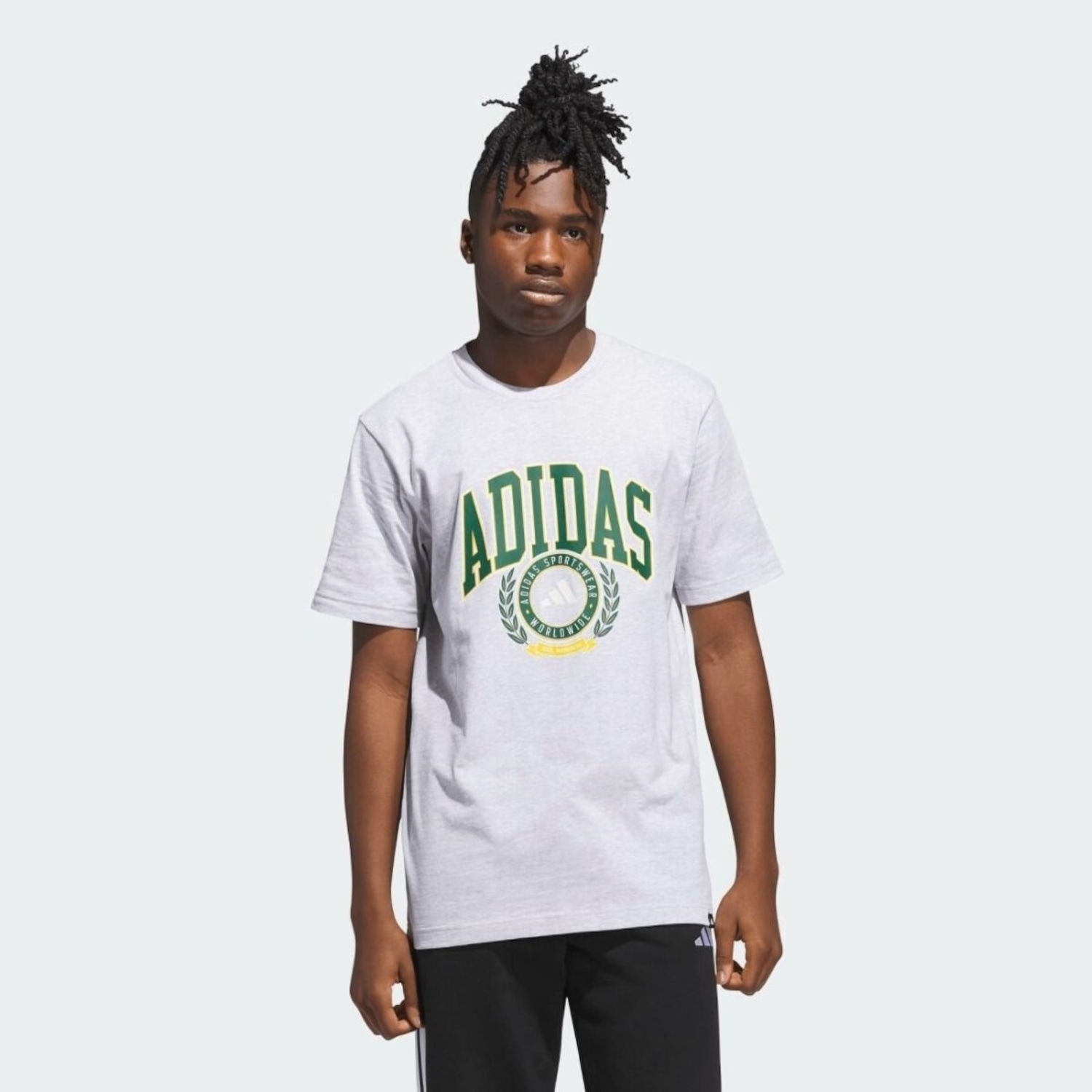 Camiseta adidas Gráfica Varsity Crest Masculina - Foto 2