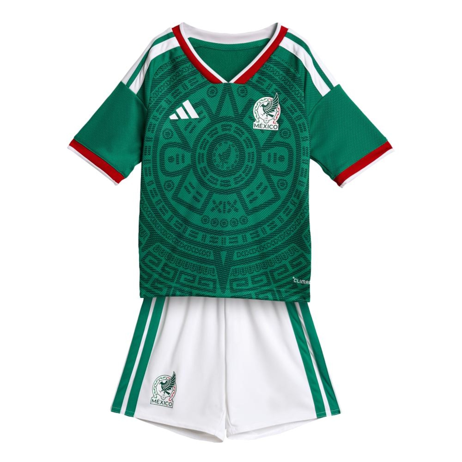 Kit Uniforme de Futebol México I 2026/27 adidas Infantil - Foto 1