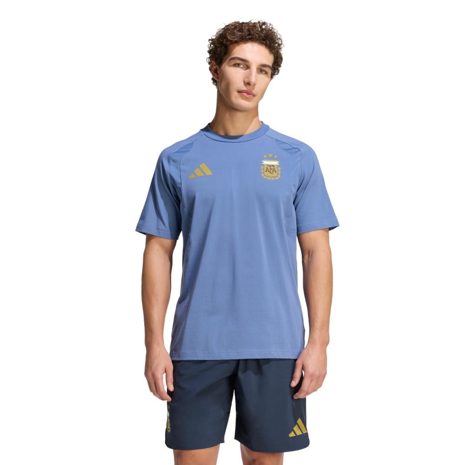 Camiseta adidas Argentina Tiro Travel Masculina - Foto 1