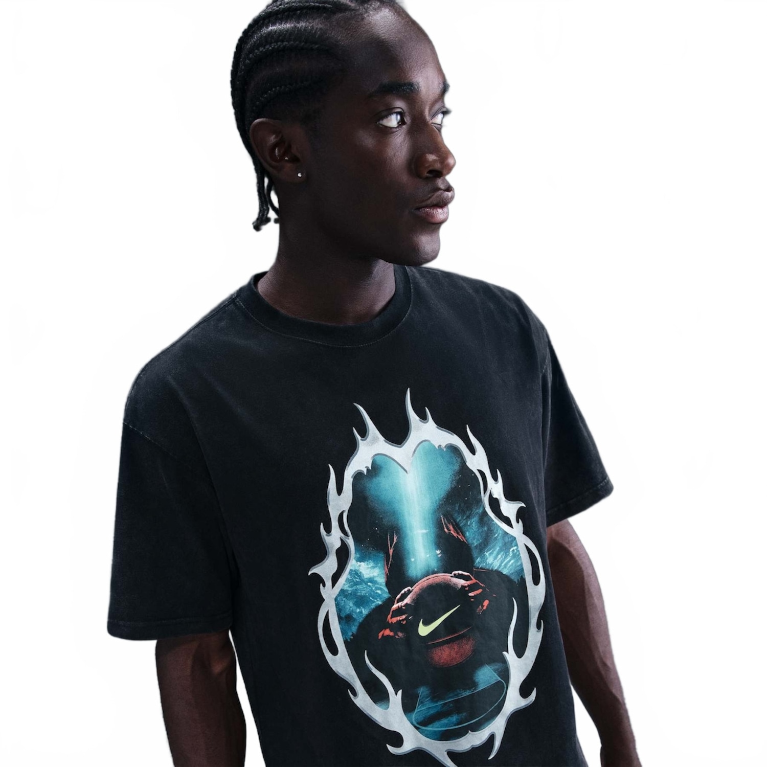 Camiseta Nike M90 BBALL Masculina - Foto 1