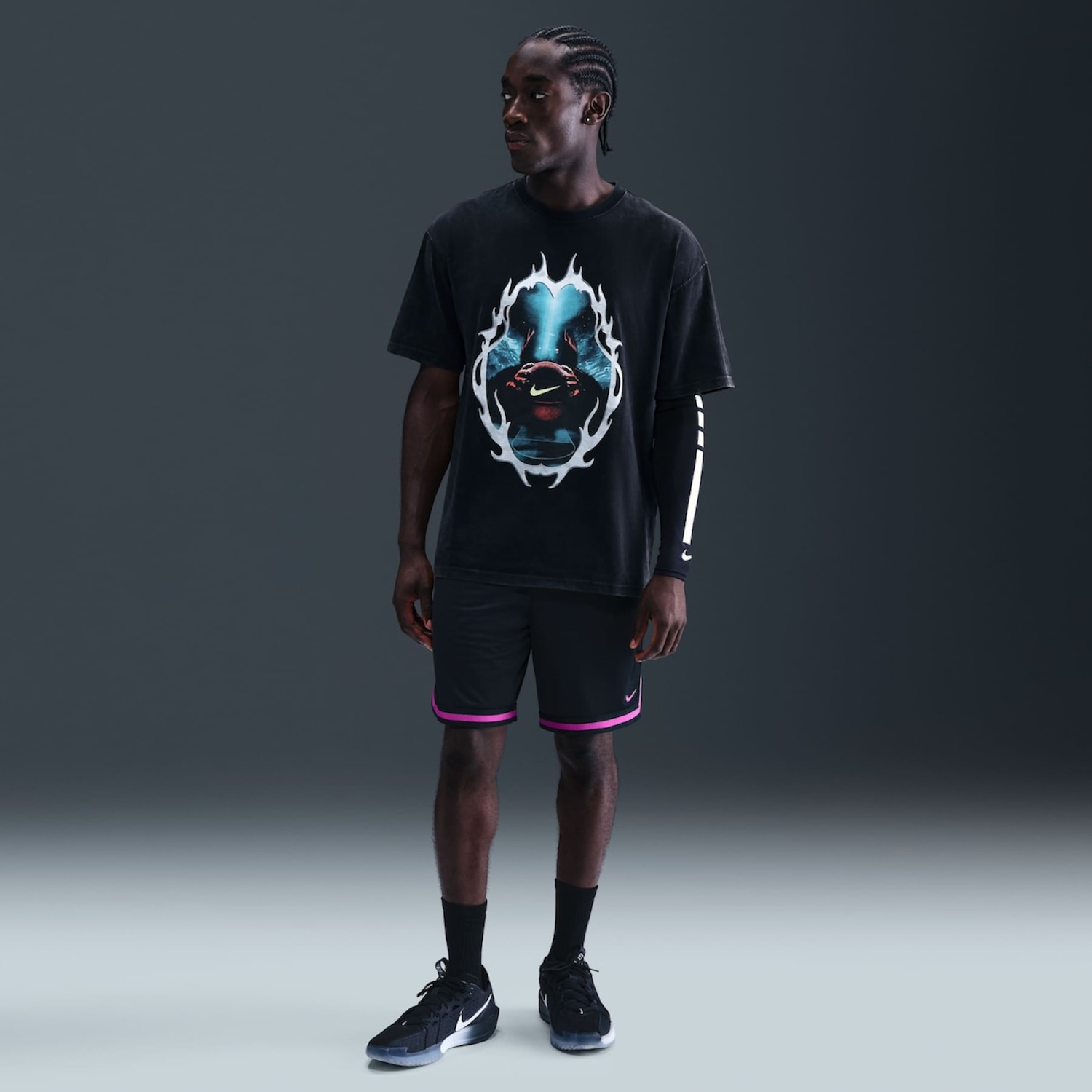 Camiseta Nike M90 BBALL Masculina - Foto 4