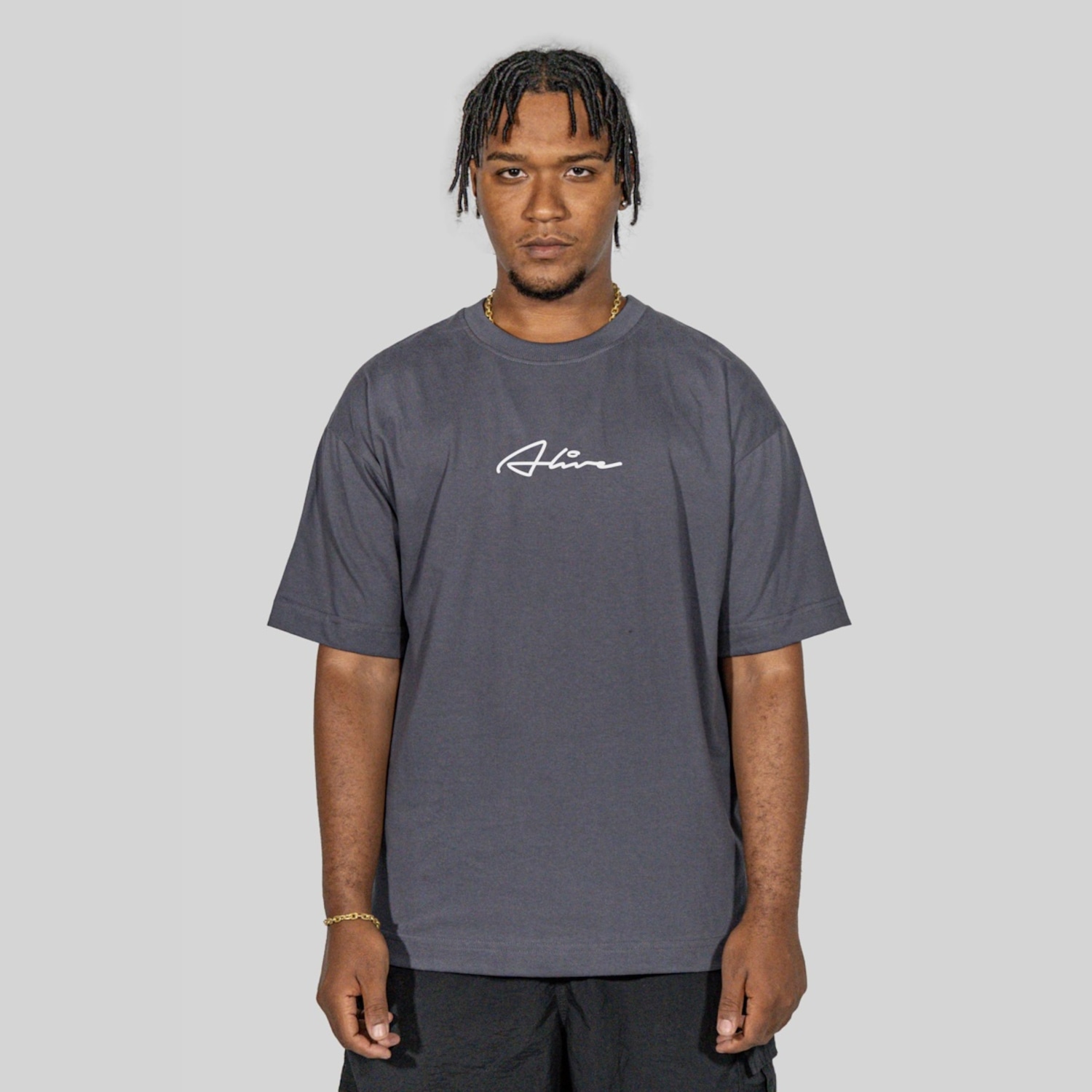 Camiseta Alive Oversized Line Masculina - Foto 1
