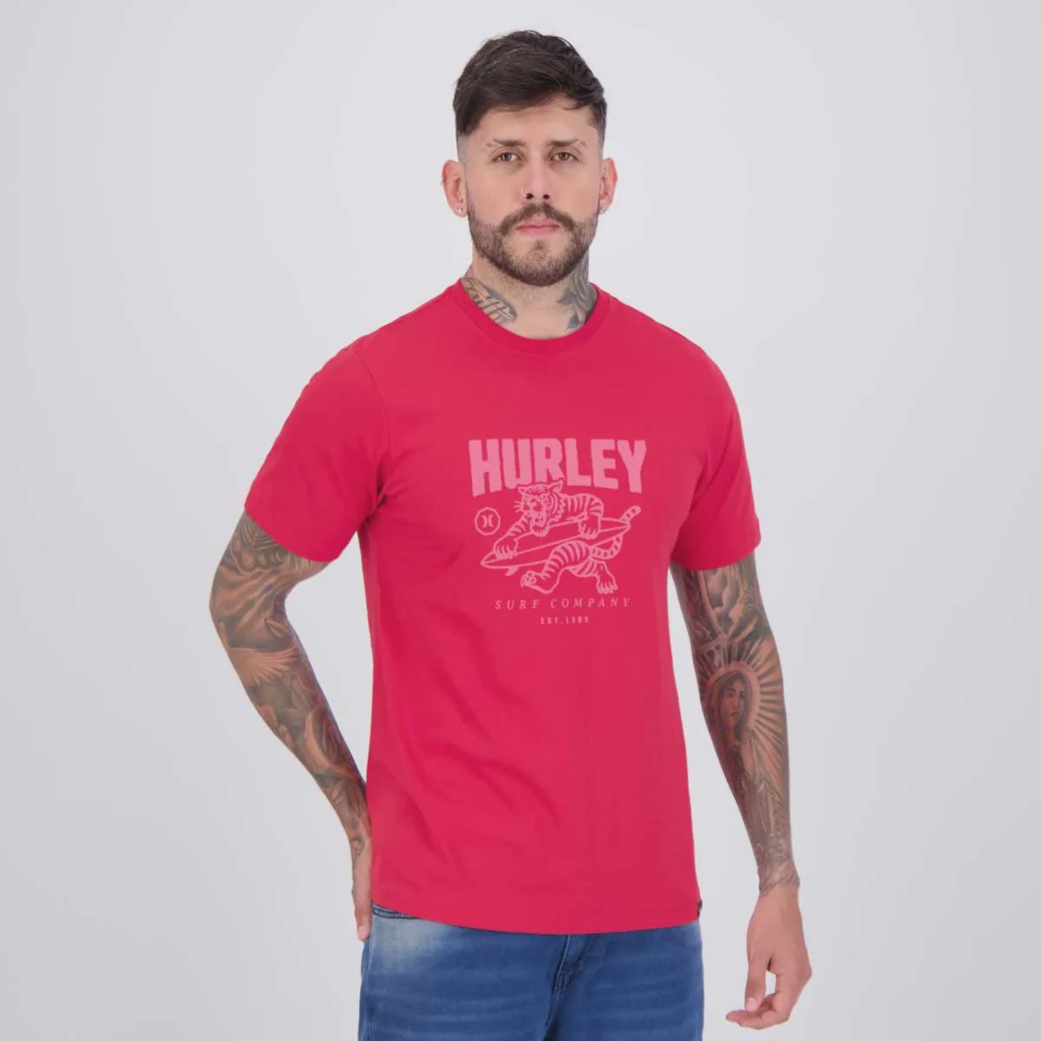 Camiseta Hurley Tiger Masculina - Foto 2