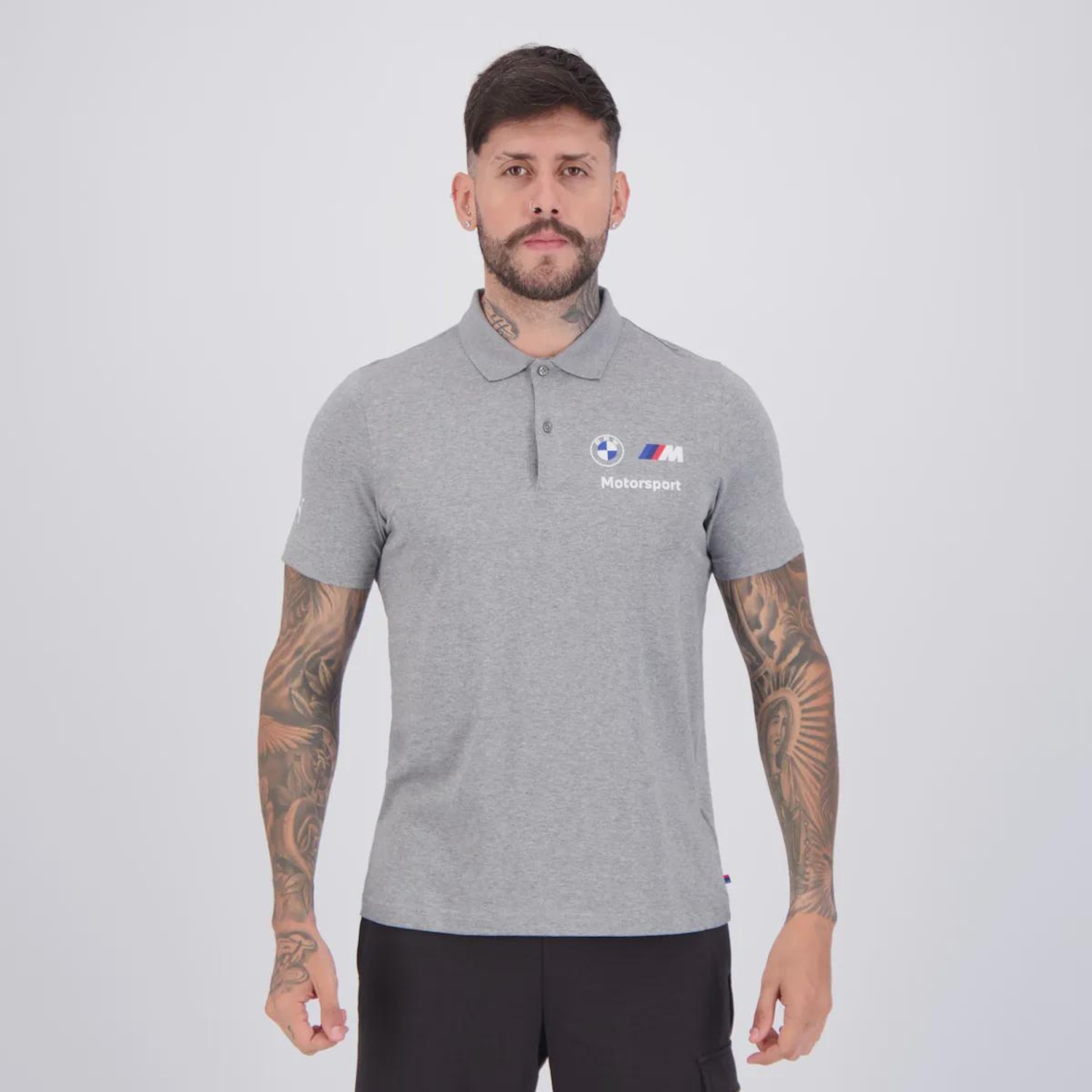 Camisa Polo Puma BMW Motorsport MMS ESS Masculina - Foto 1
