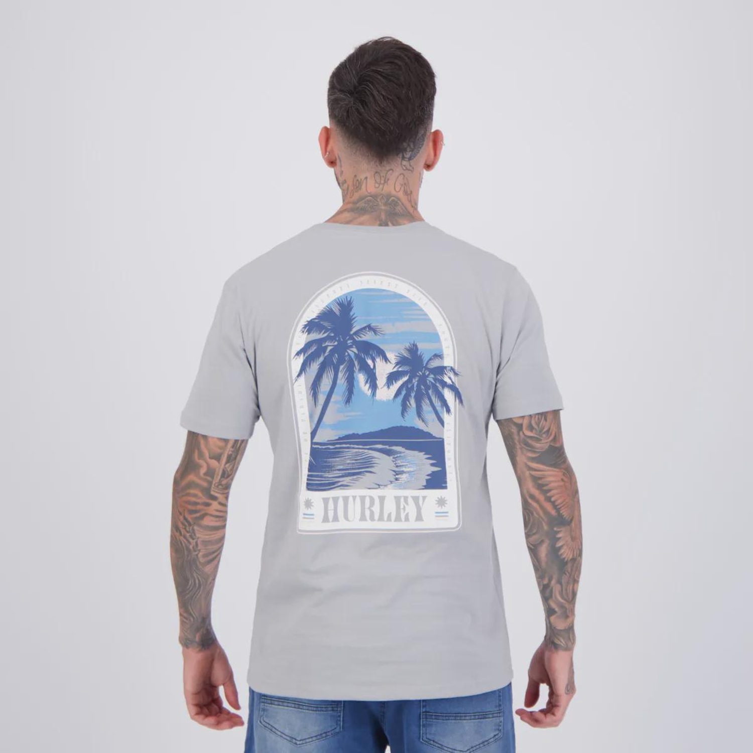 Camiseta Hurley Silk Portal Masculina - Foto 4