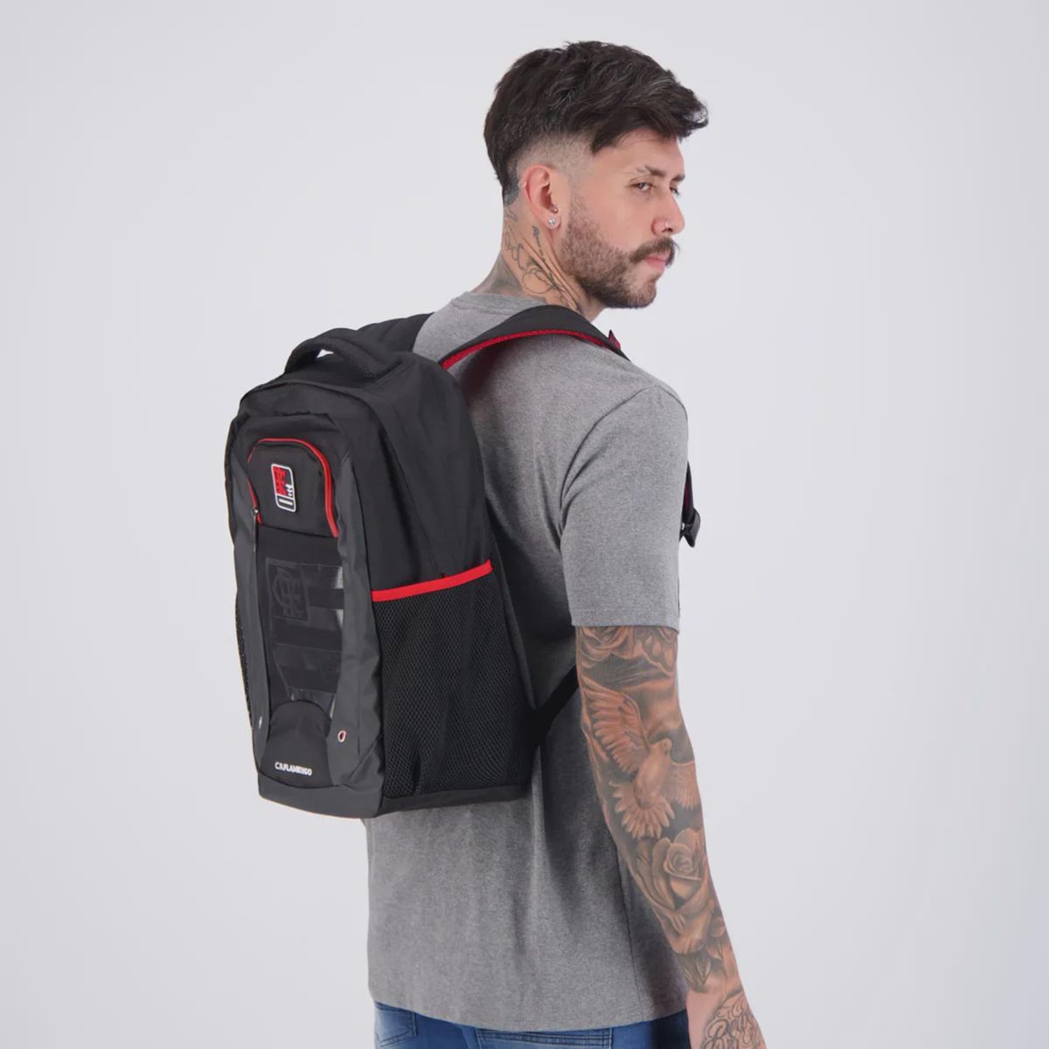 Mochila Flamengo Esportiva CRF - Foto 1