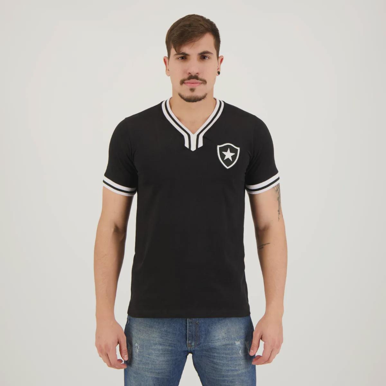 Camisa Botafogo Vintage I Masculino - Foto 1