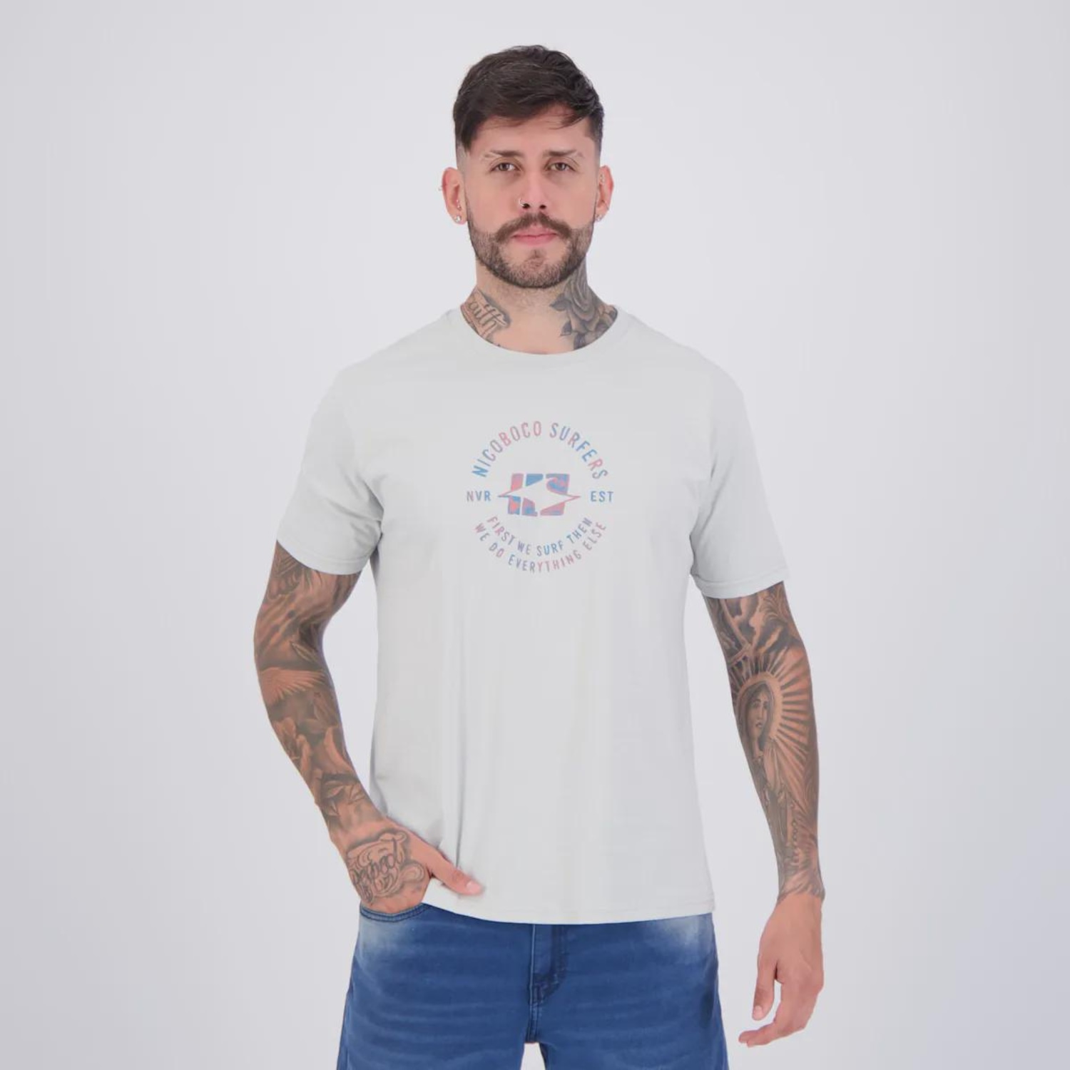 Kit 03 Camisetas Nicoboco Masculina - Foto 4