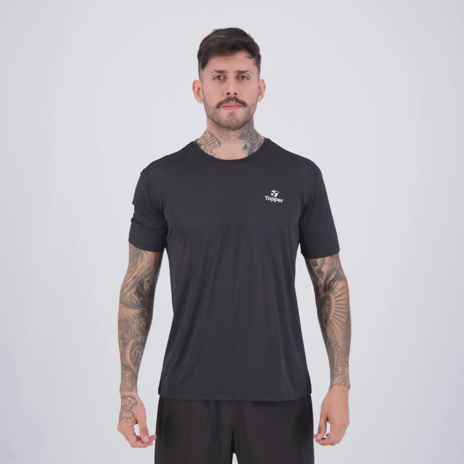 Kit 3 Camisetas Topper Spirit Masculina - Foto 2