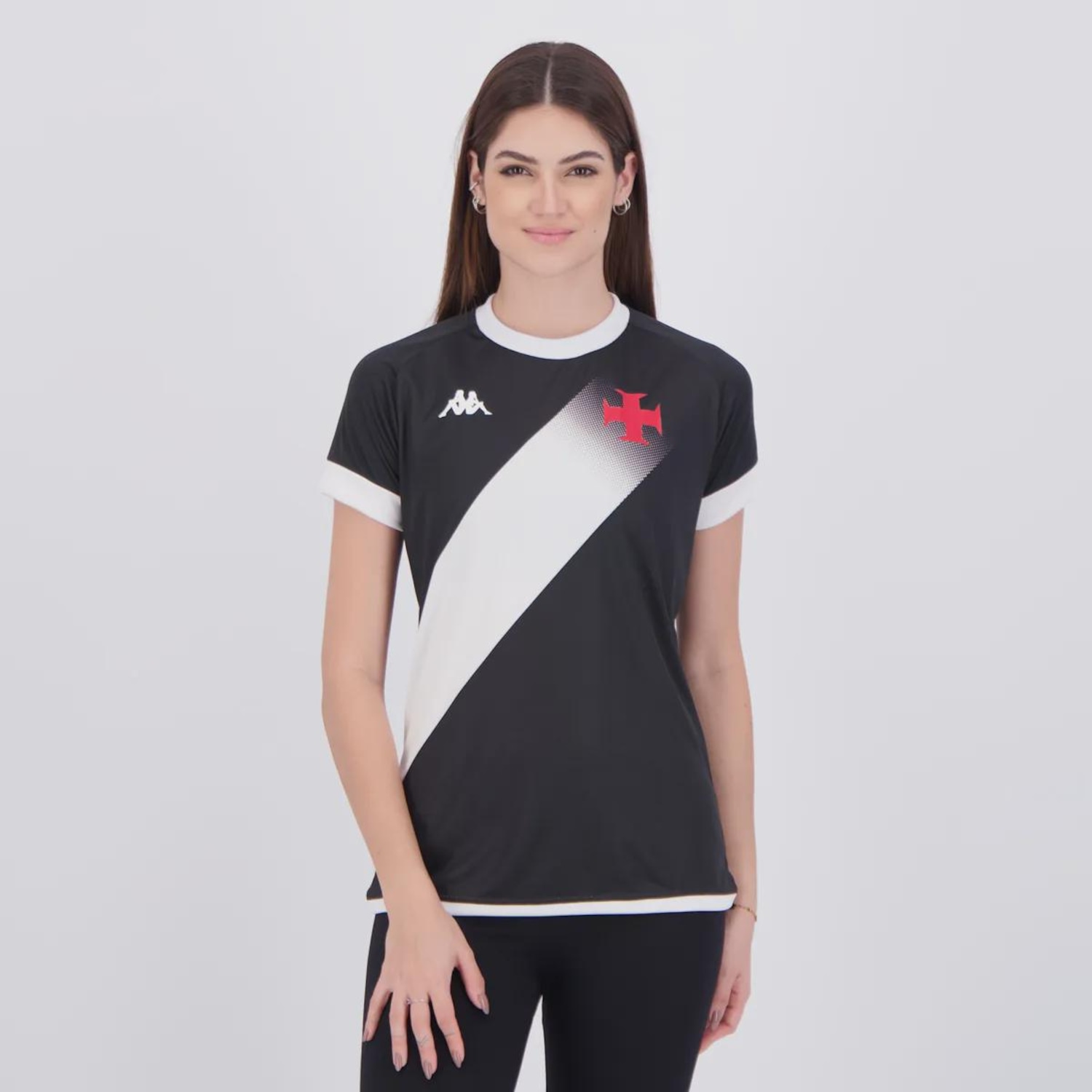 Camisa Kappa Vasco Supporter Graphik Feminina - Foto 1