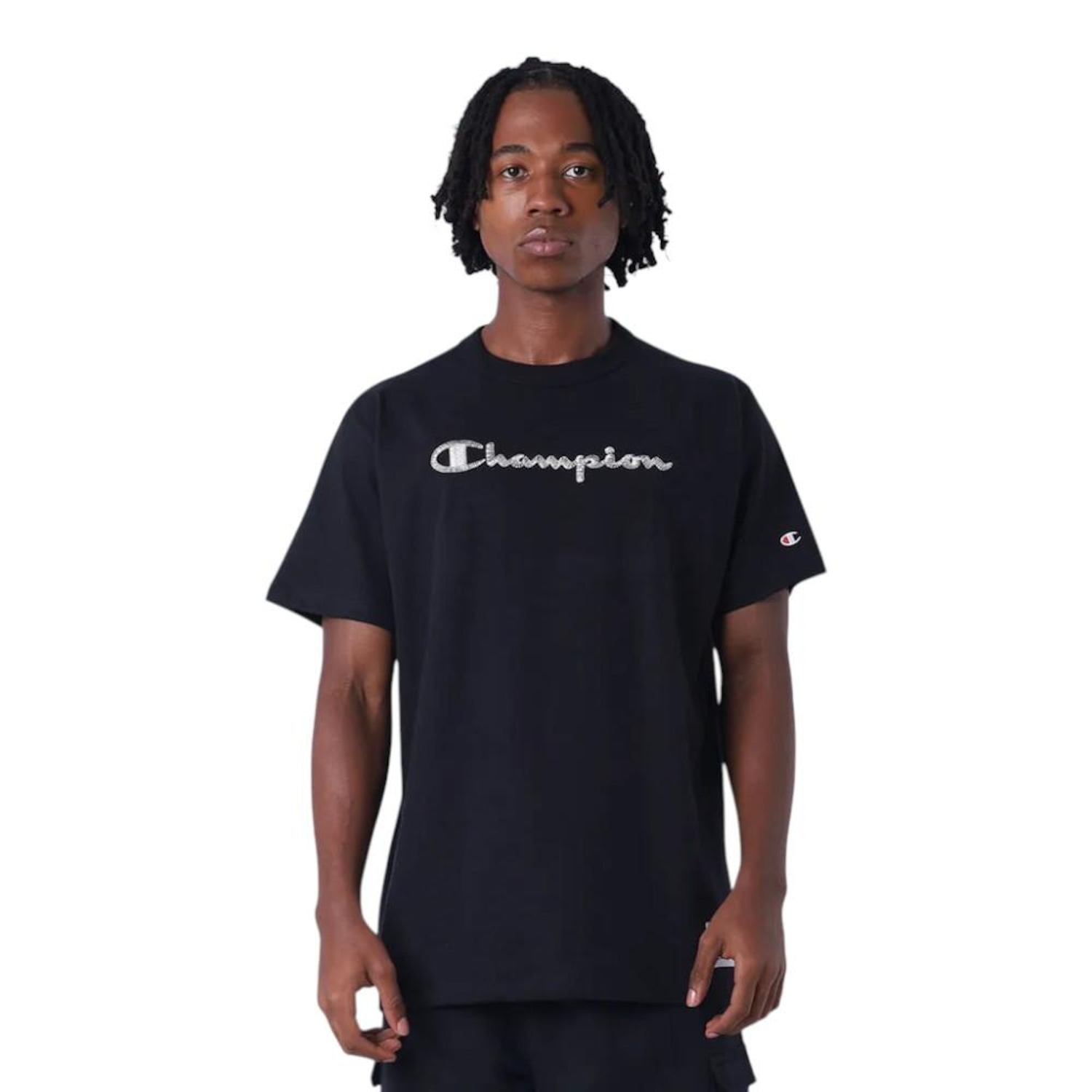 Camiseta Champion Malhão Heritage Script Rust Masculina - Foto 1