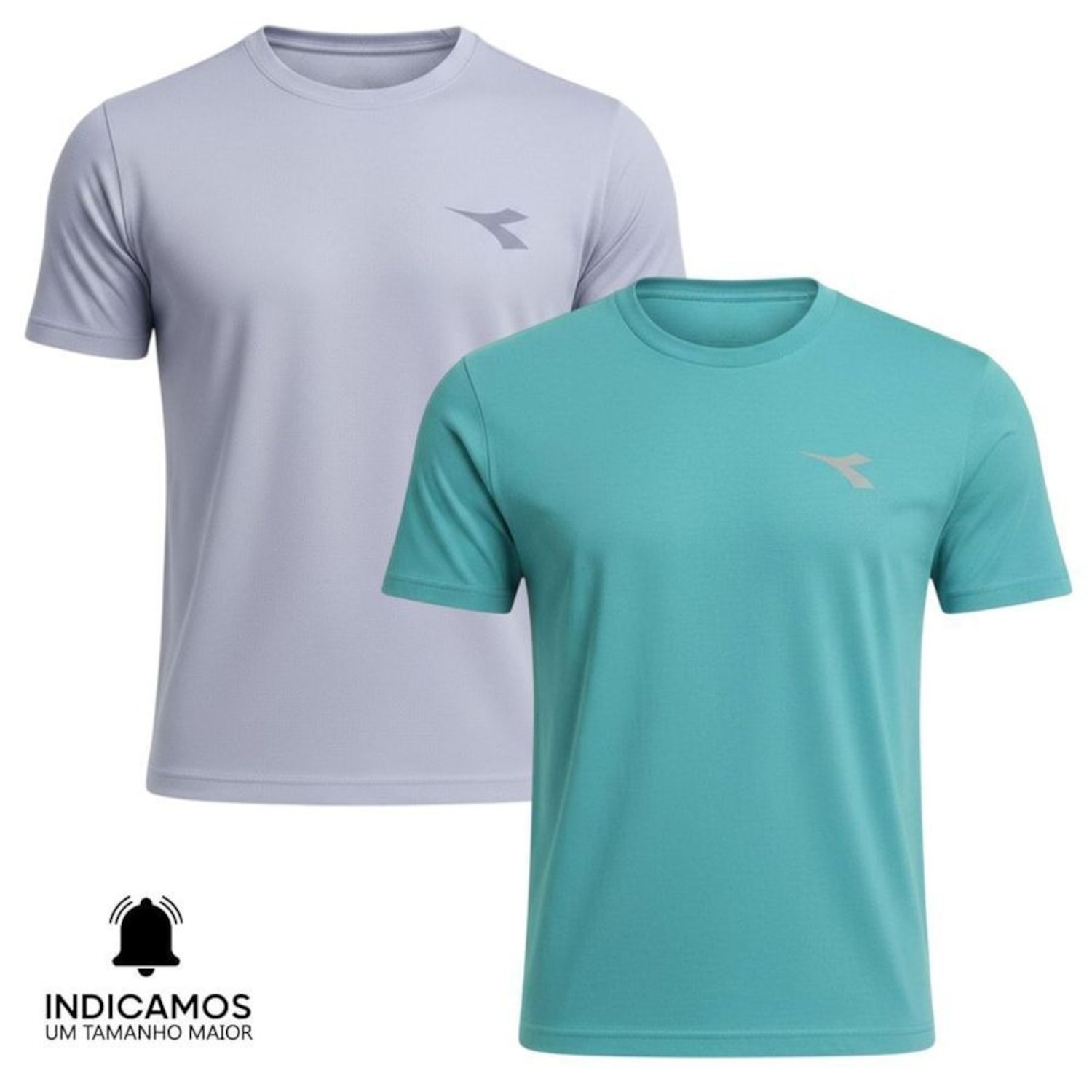 Kit 2 Camisetas Diadora Small Logo Masculina - Foto 1
