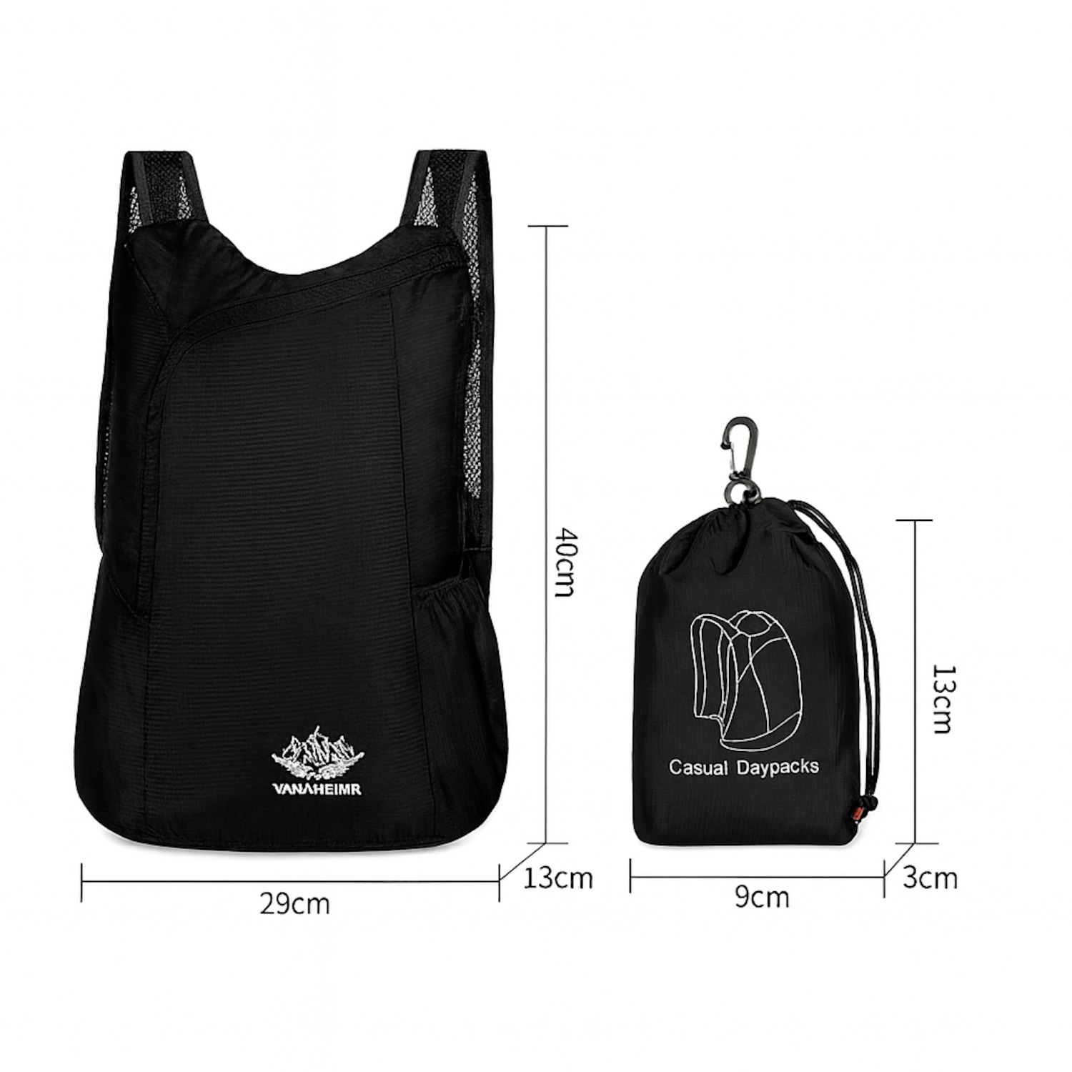 Mochila Gold Sports Dobrável Portátil Premium 20 litros - Foto 2