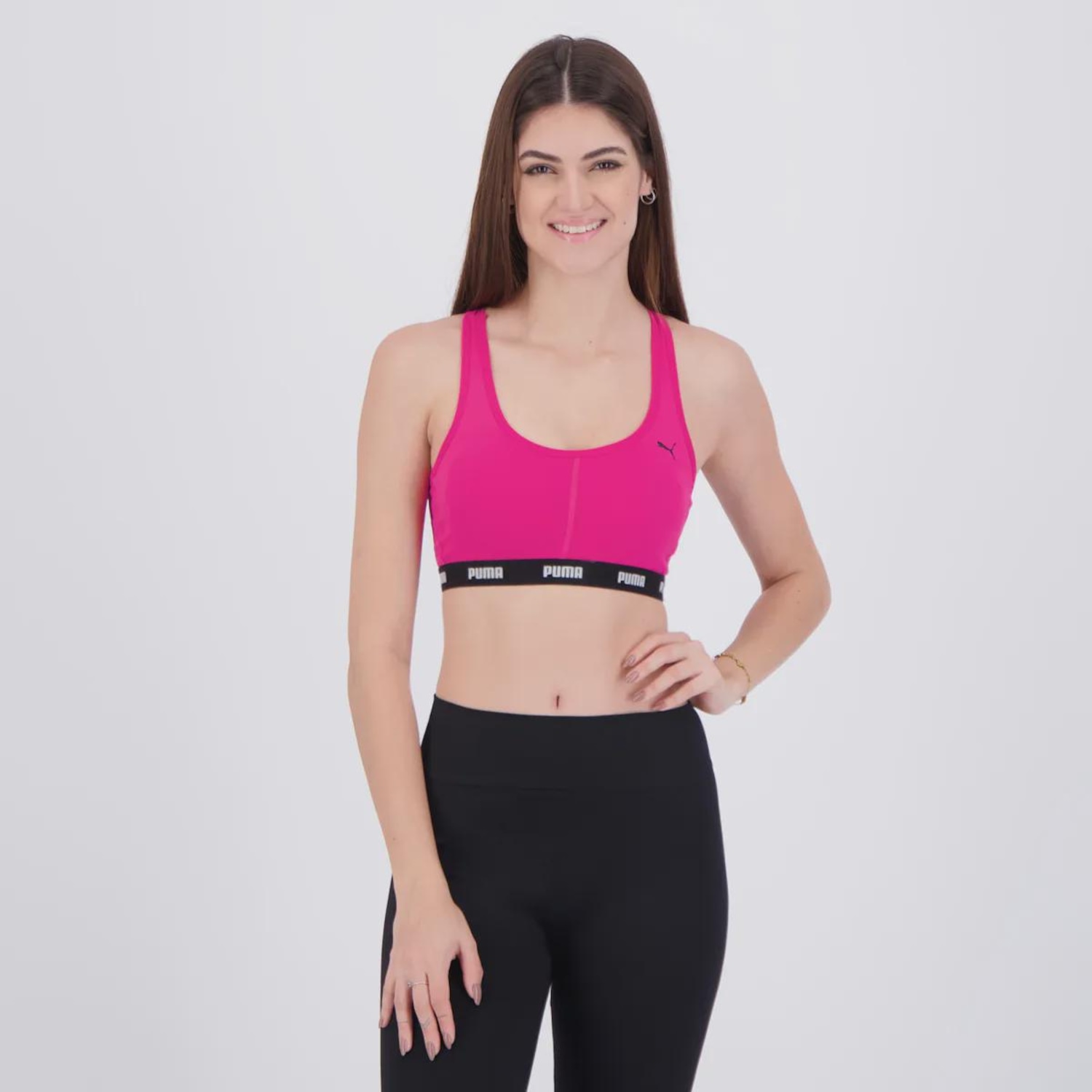 Top Nadador Puma com Bojo Removível Feminino - Foto 1