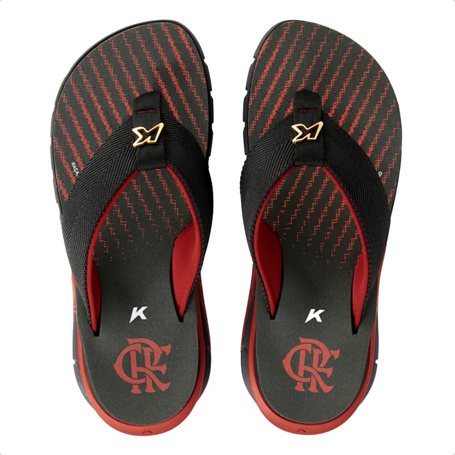 Sandália Kenner Masculino Orak Flamengo - Foto 1