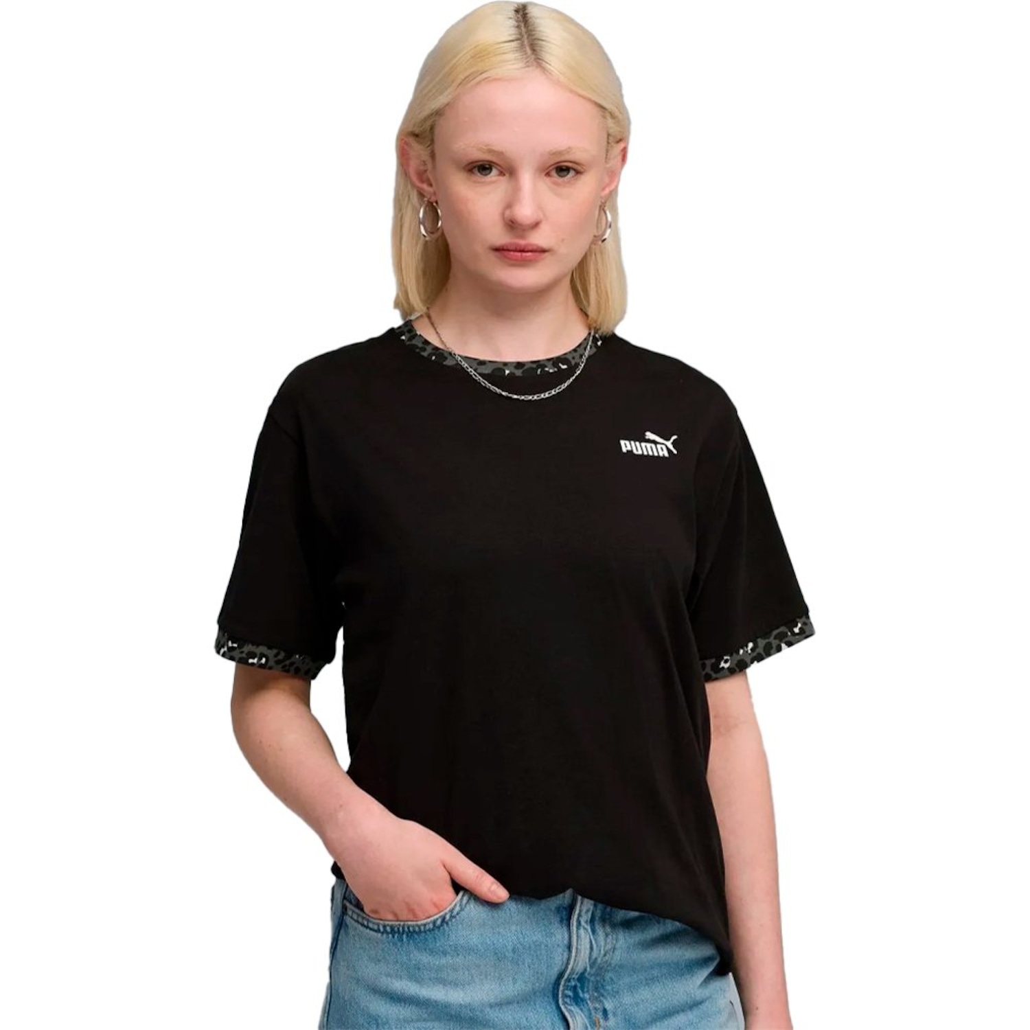 Camiseta Puma ESS Graphic Animal Tee Feminina - Foto 1
