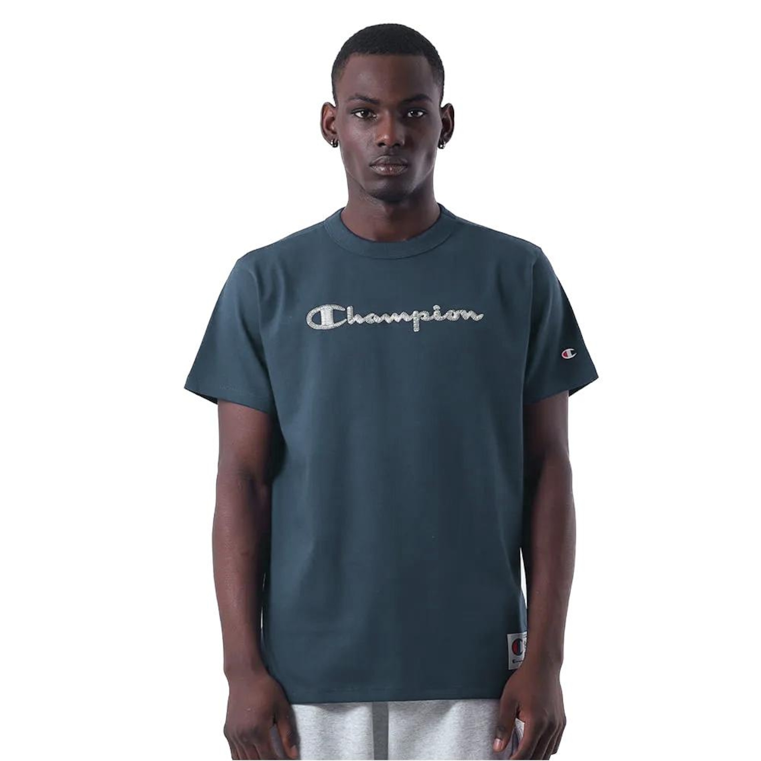 Camiseta Champion Malhão Heritage Script Rust Masculina - Foto 1