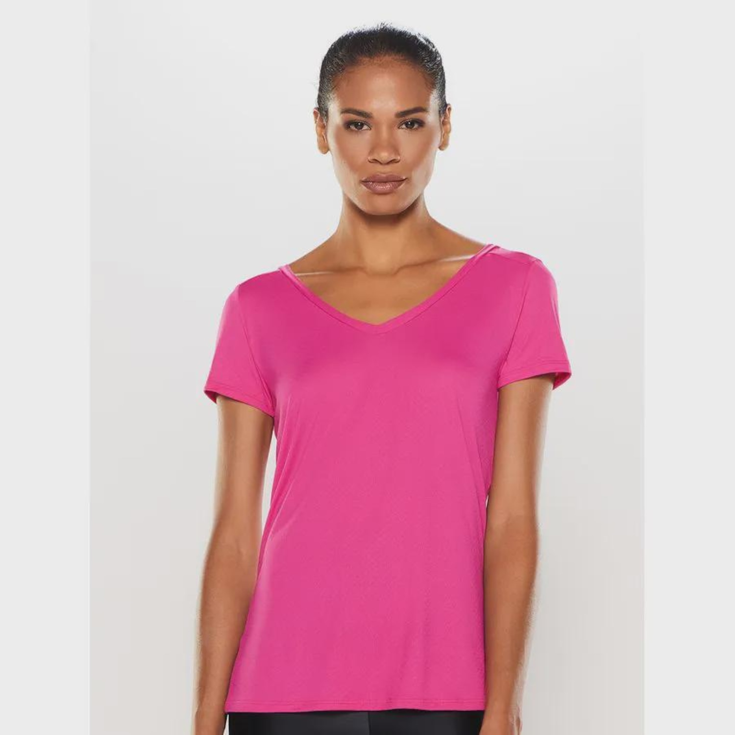 Camiseta Manga Curta Decote Body For Sure Essentials Colors - Foto 1