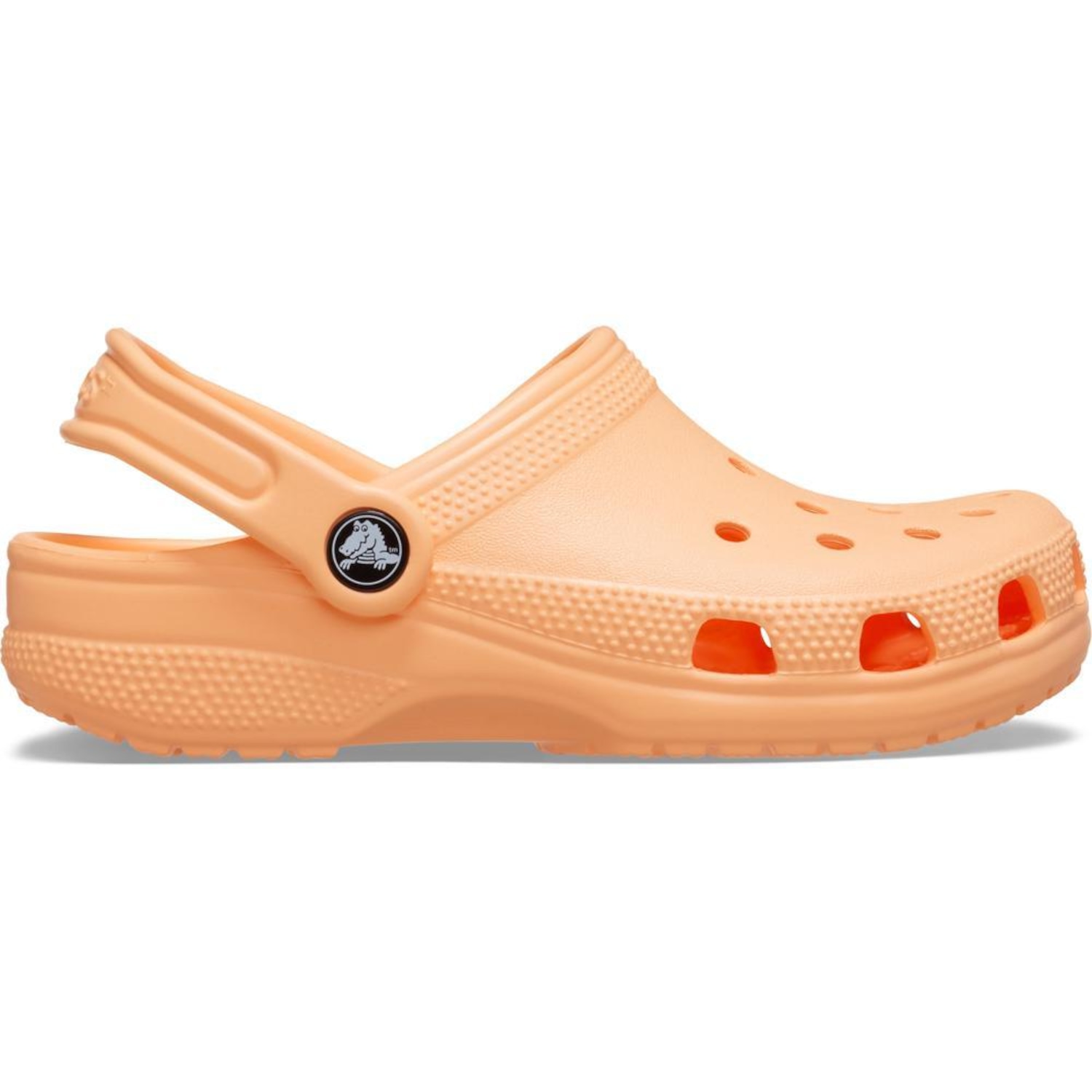 Sandália Crocs Classic Clog T Electric Sunstone - Unissex - Foto 1