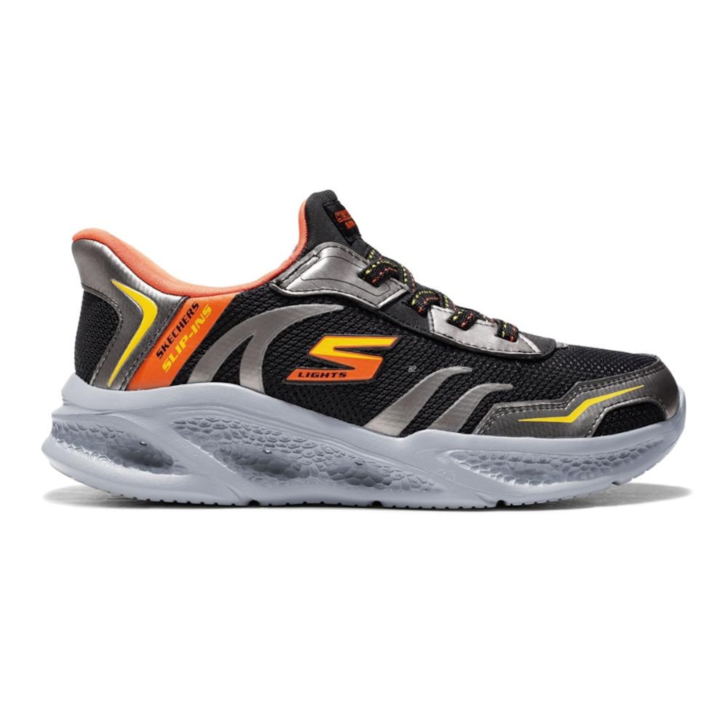 Tênis Infantil Skechers Meteor Lights Brisk - Foto 1