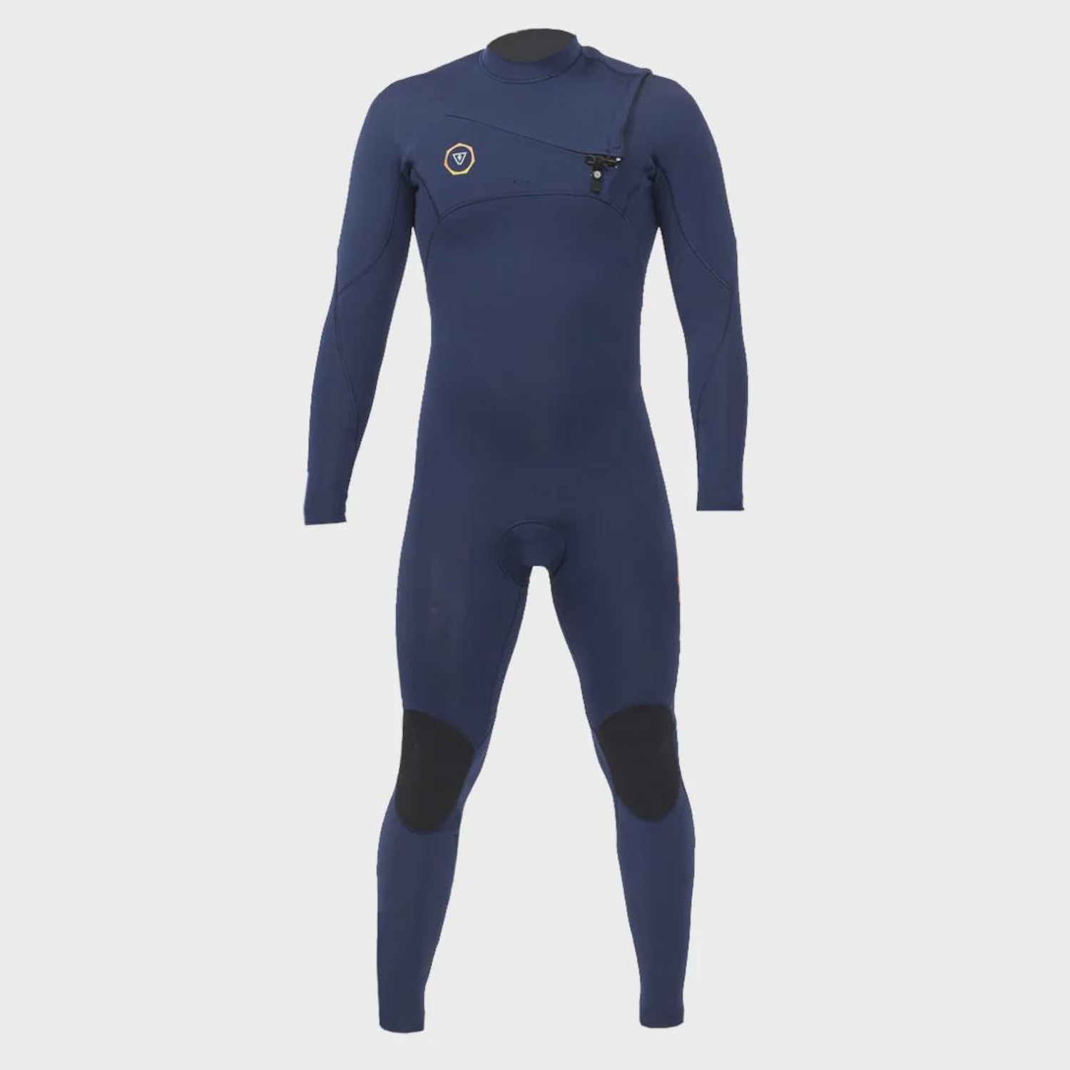 Long John Vissla Seven Seas 3/2 Chest Zip Naval Importado Masculino - Foto 2