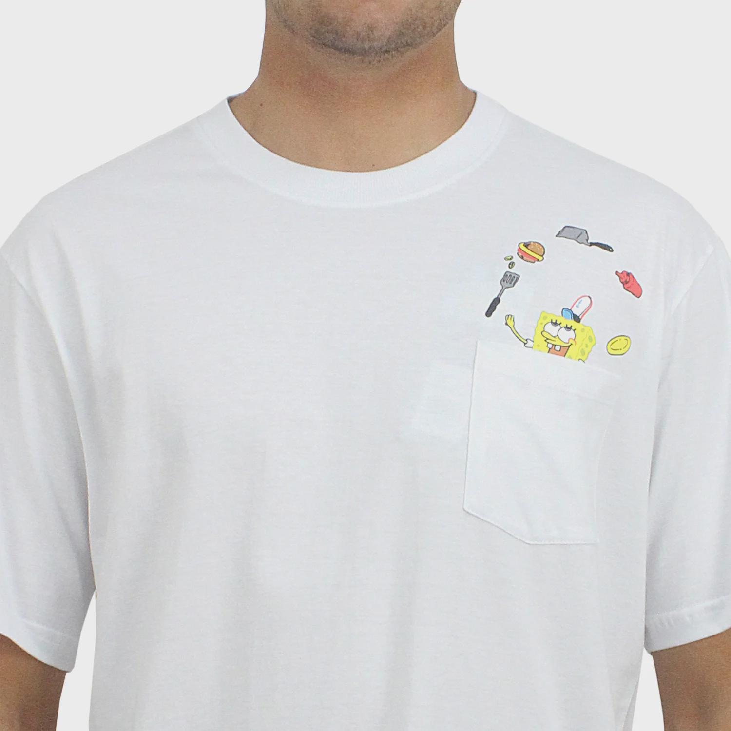 Camiseta Lost x Bob Esponja Juggler - Masculina - Foto 2