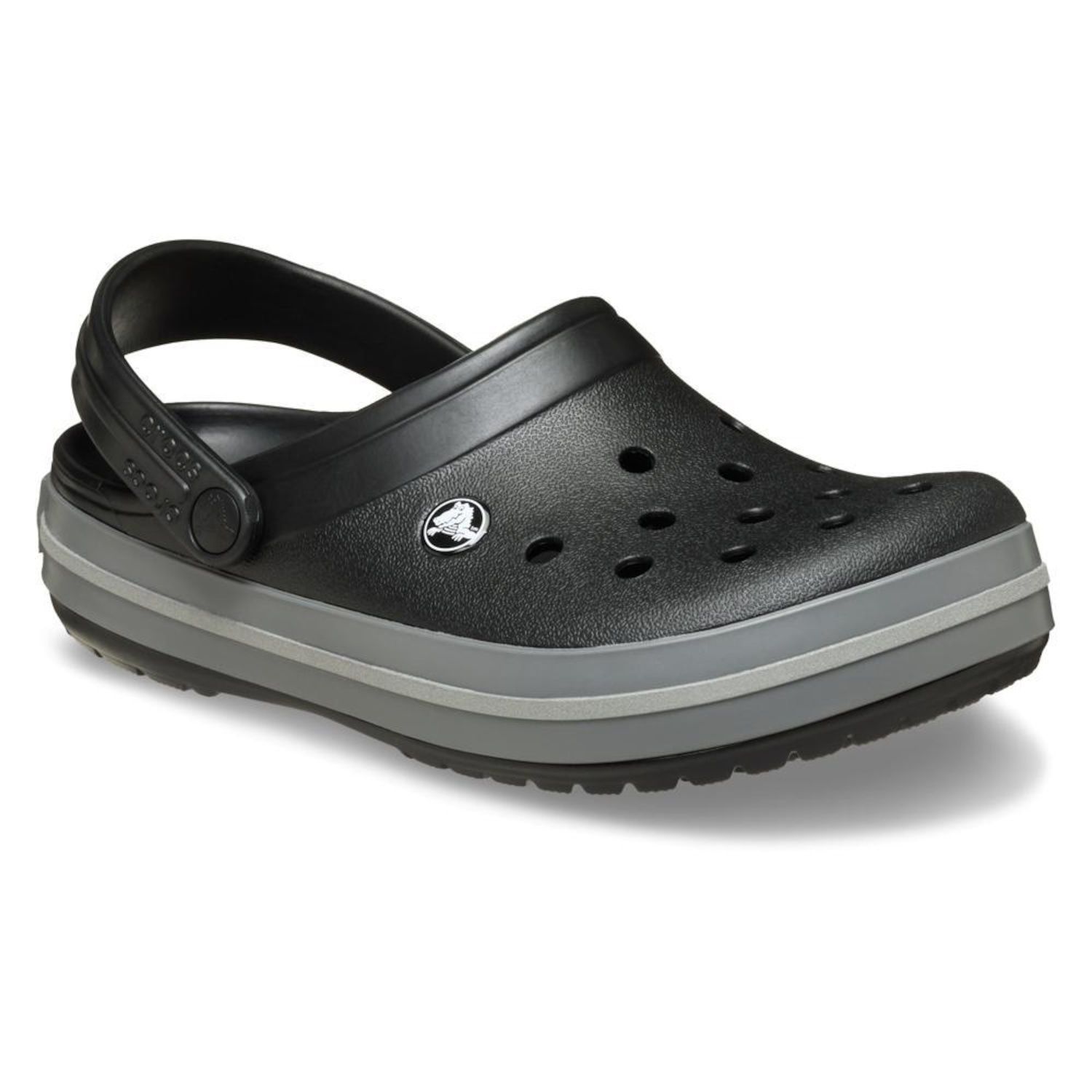 Sandália Unissex Crocs Crocband Reflective Clog Black - Foto 2
