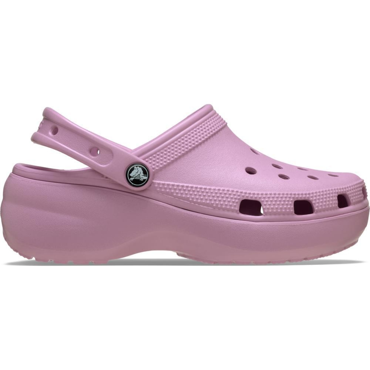 Sandália Crocs Classic Platform Clog Hydrangea - Feminino - Foto 1