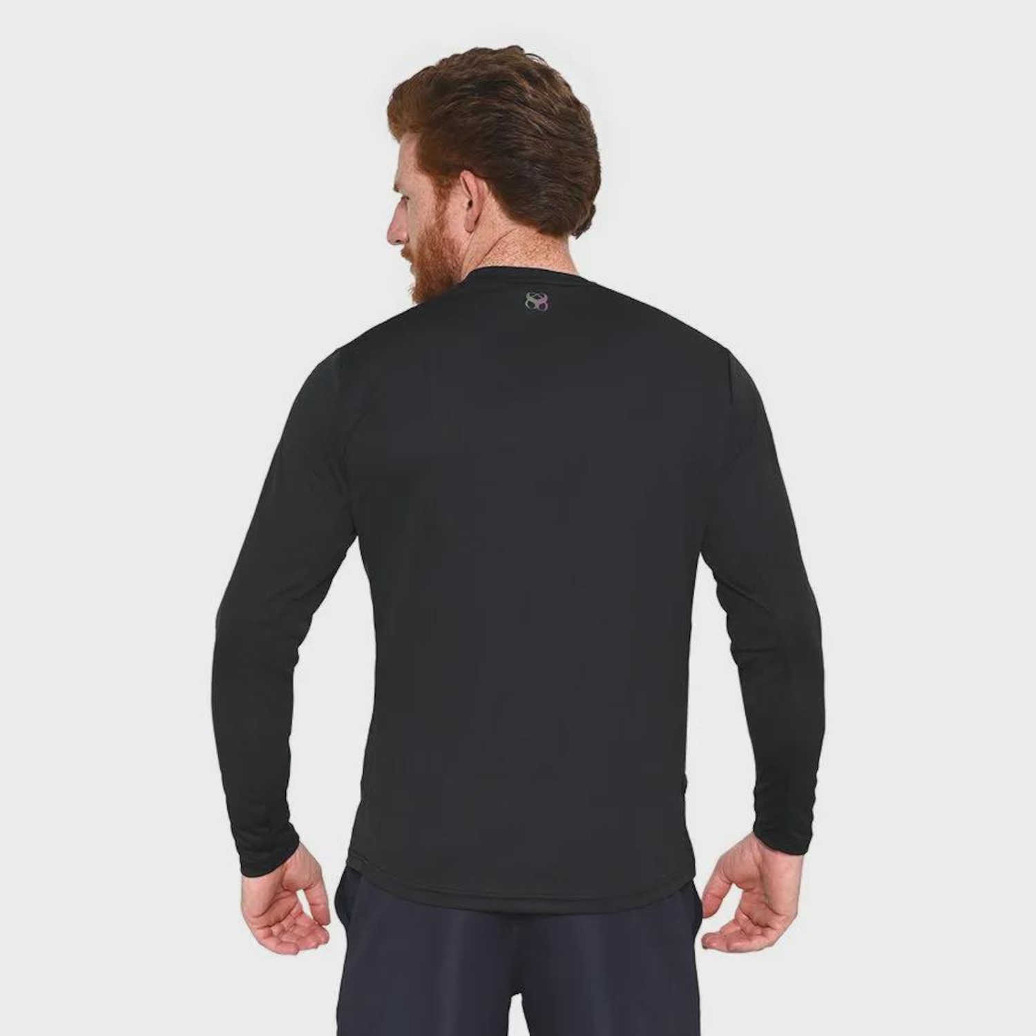 Camiseta ML Mizuno Two Loops 8 Tee Masculino - Foto 4