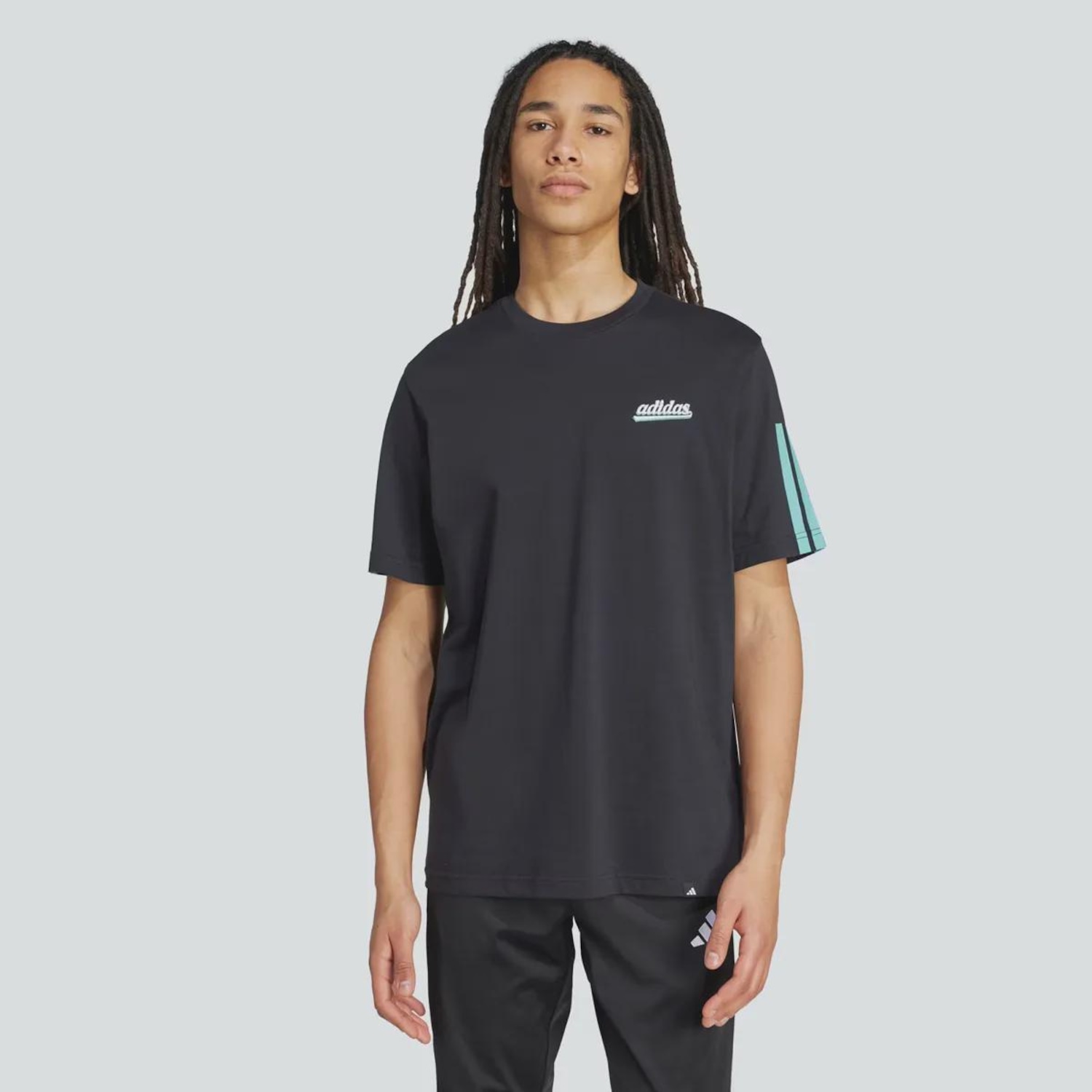 Camiseta adidas Color Script Masculina - Foto 1